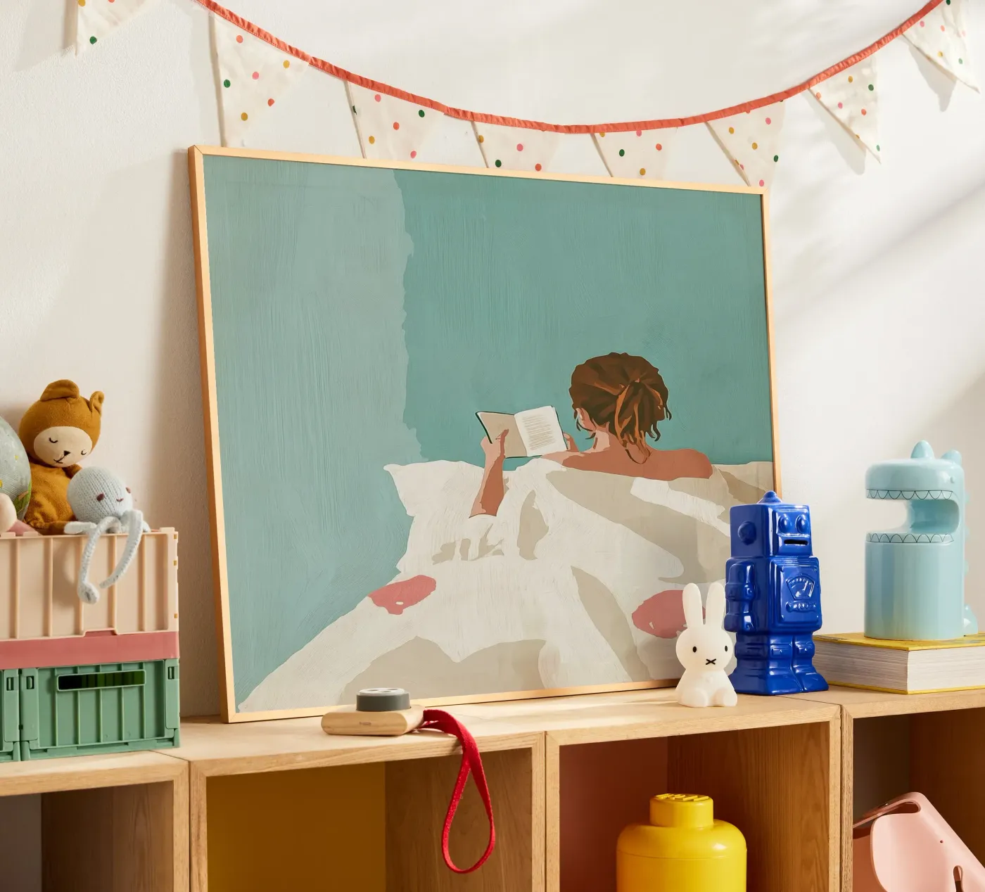 Morning Reader poster by Freya