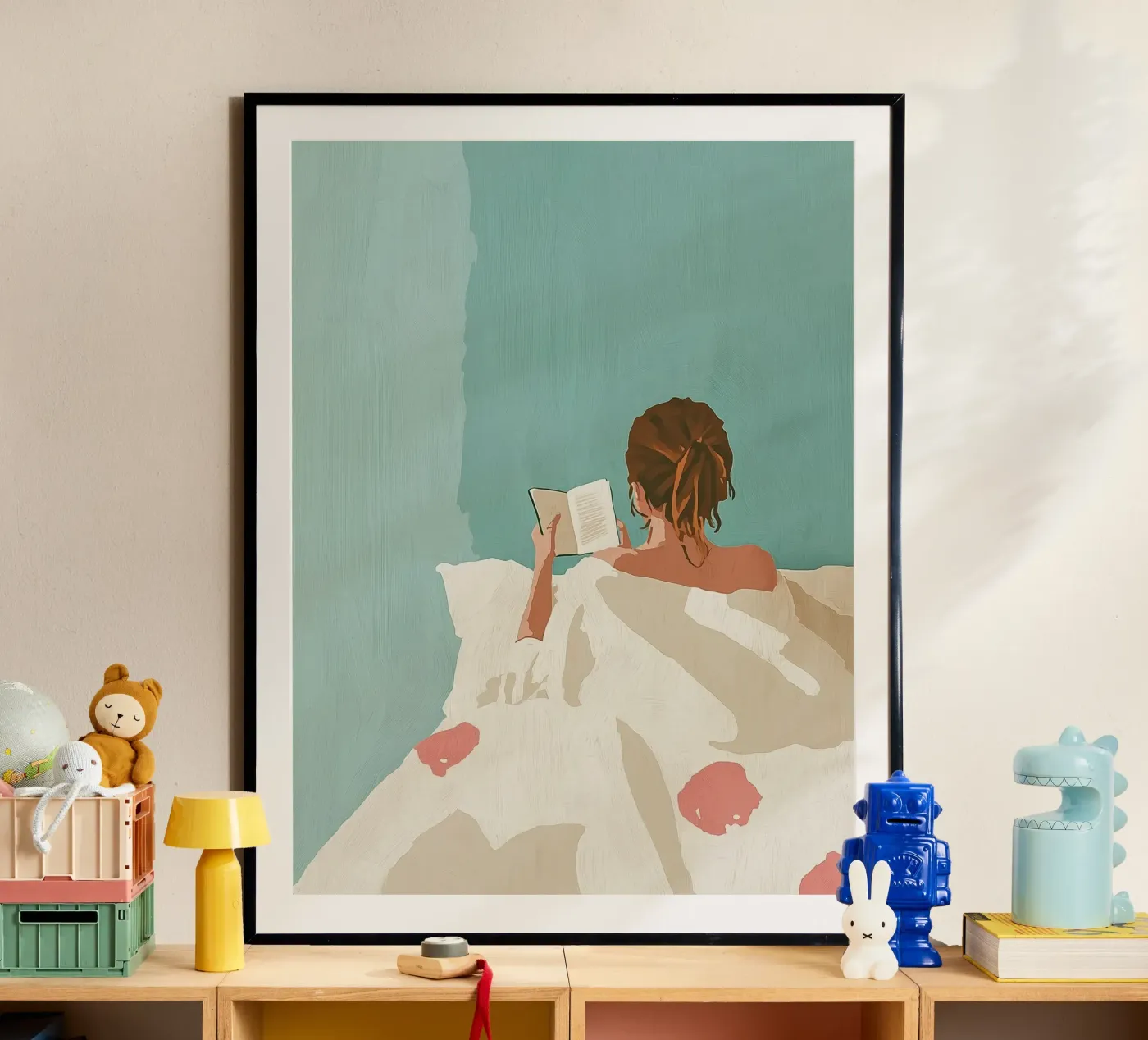 Morning Reader poster by Freya