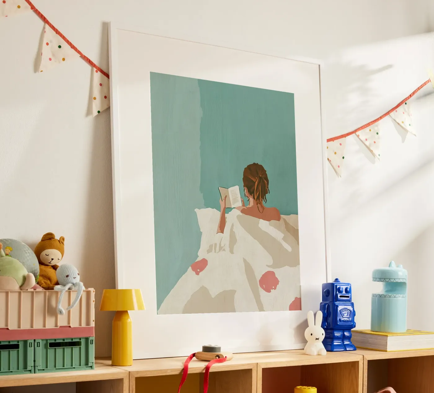 Morning Reader poster by Freya