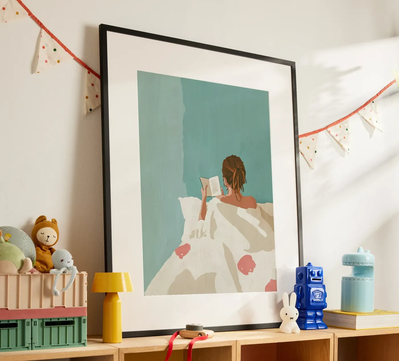 Morning Reader poster by Freya