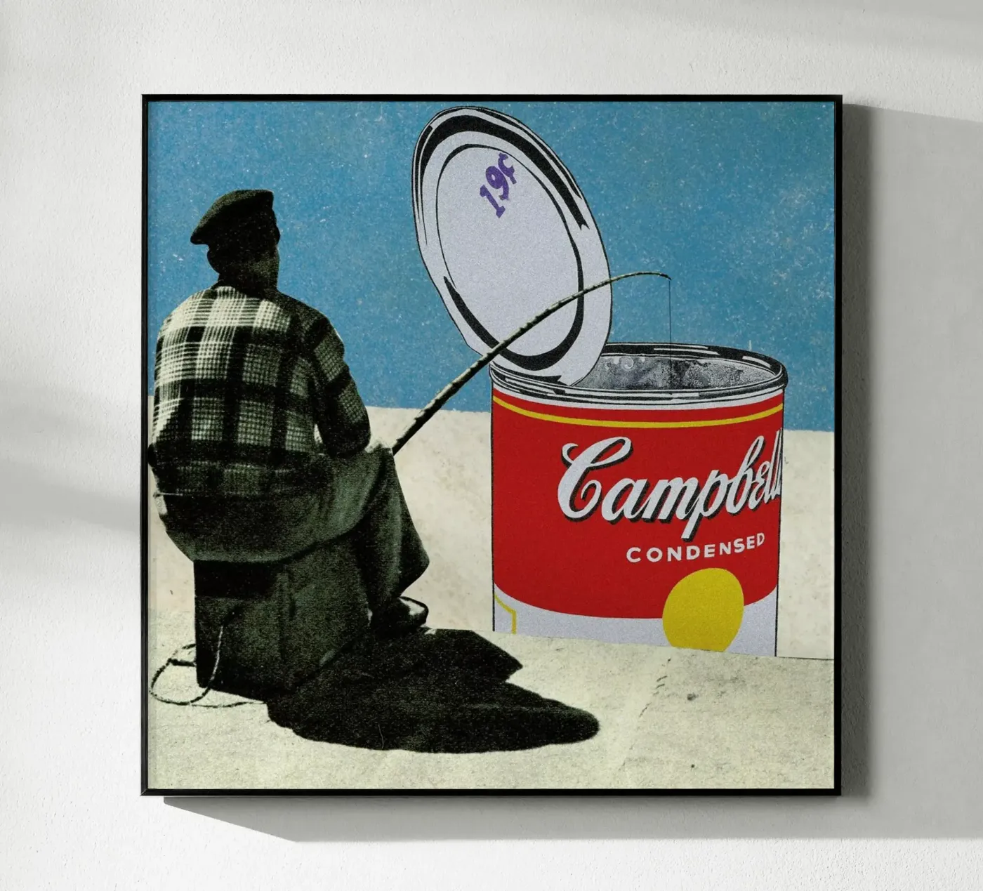 Fishing For Warhol plexiglass da Sammy Slabbinck