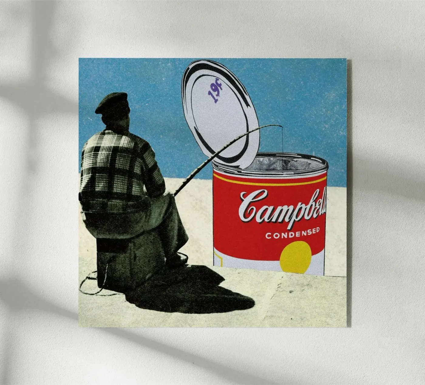 Fishing For Warhol plexiglass da Sammy Slabbinck