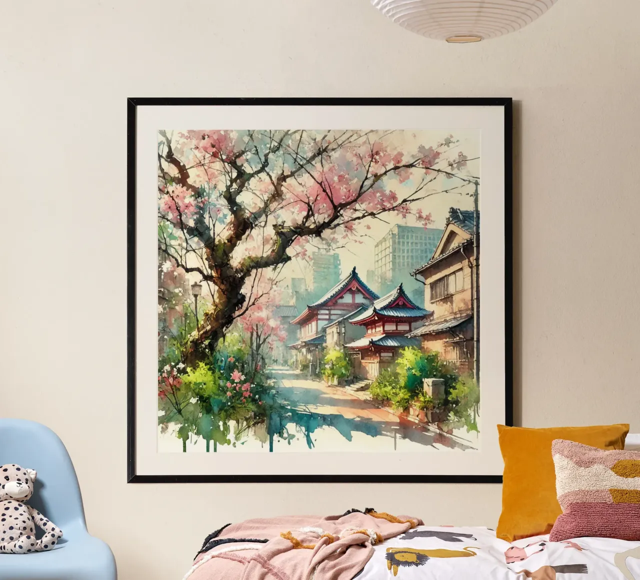 Tokyo neighborhood poster by Travel with Chris