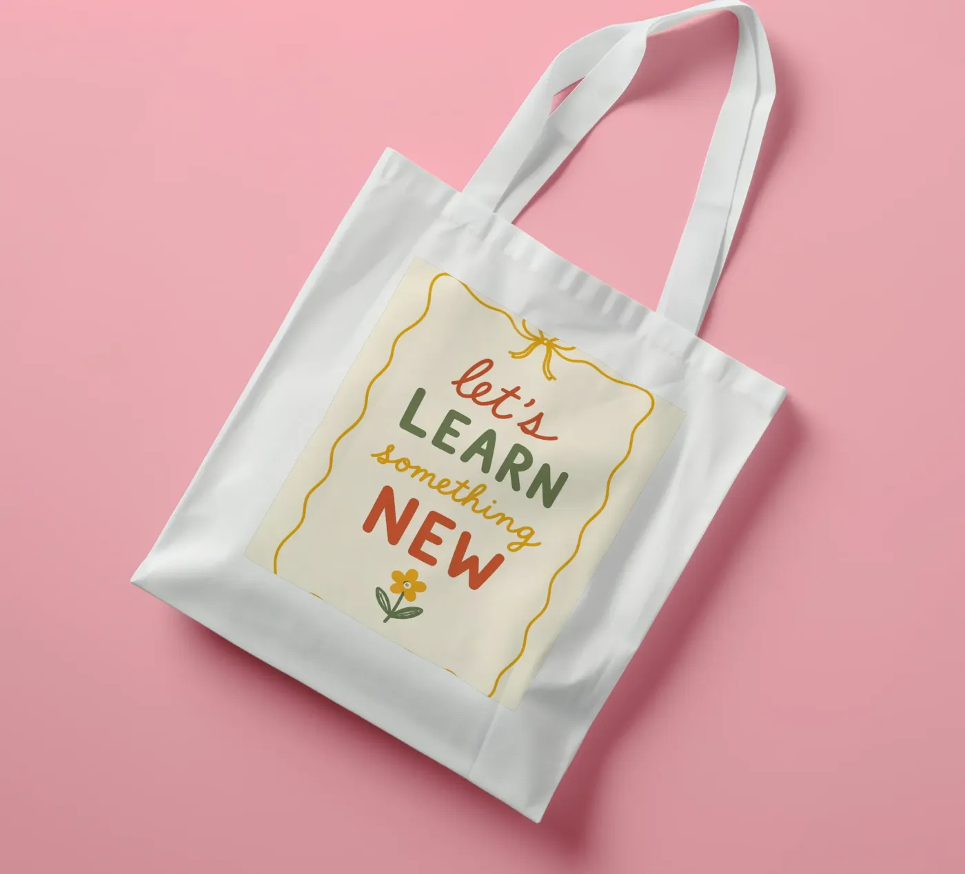 Let’s Learn Something New tote bag by KUNST BY STEPHIE