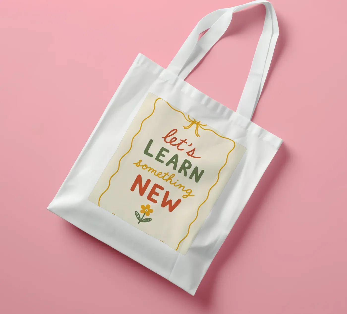 Let’s Learn Something New tote bag by KUNST BY STEPHIE