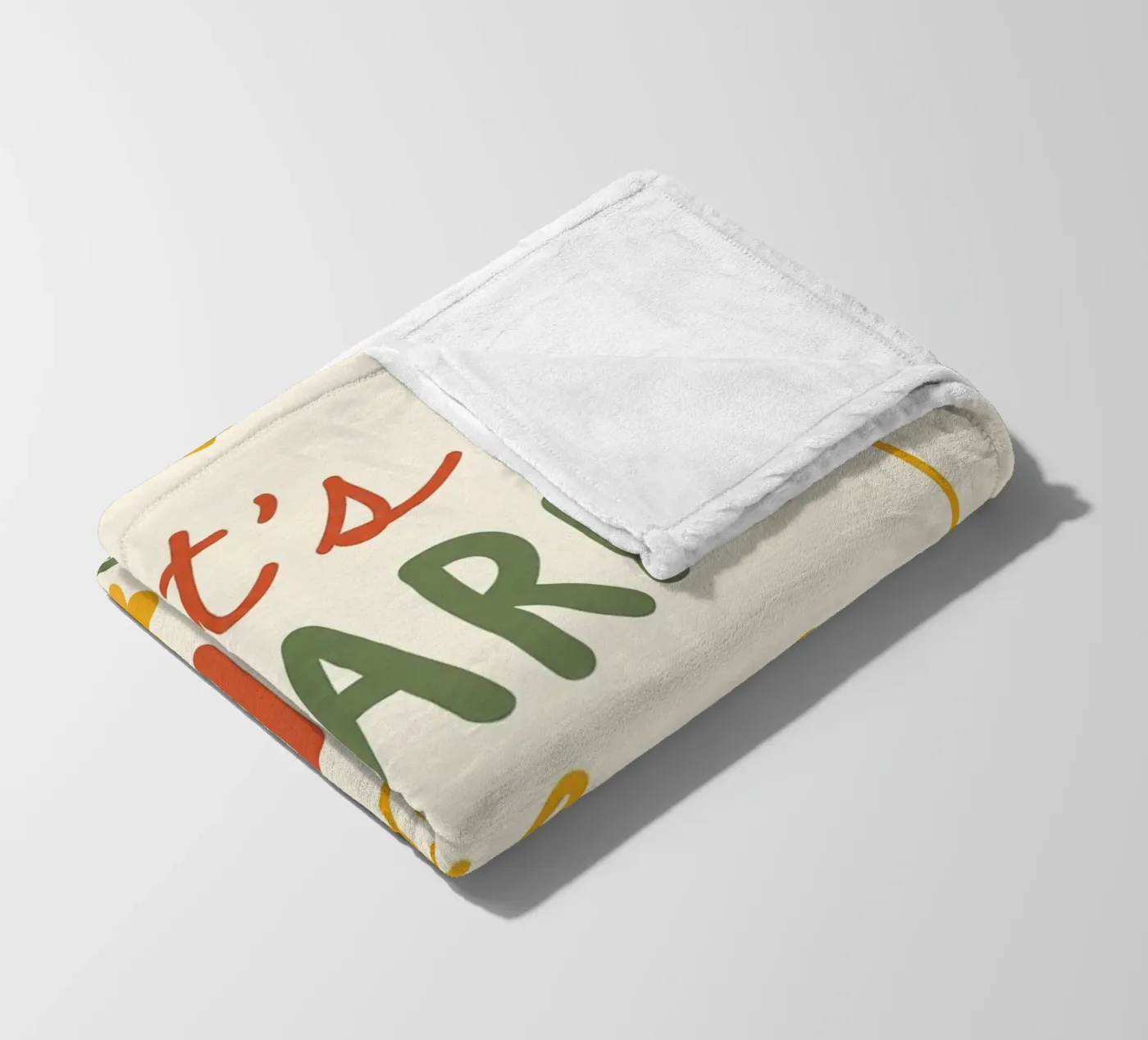 Let’s Learn Something New Fleecedecke von KUNST BY STEPHIE