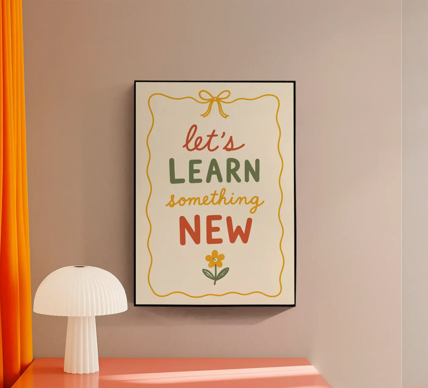 Let’s Learn Something New plexiglas de KUNST BY STEPHIE