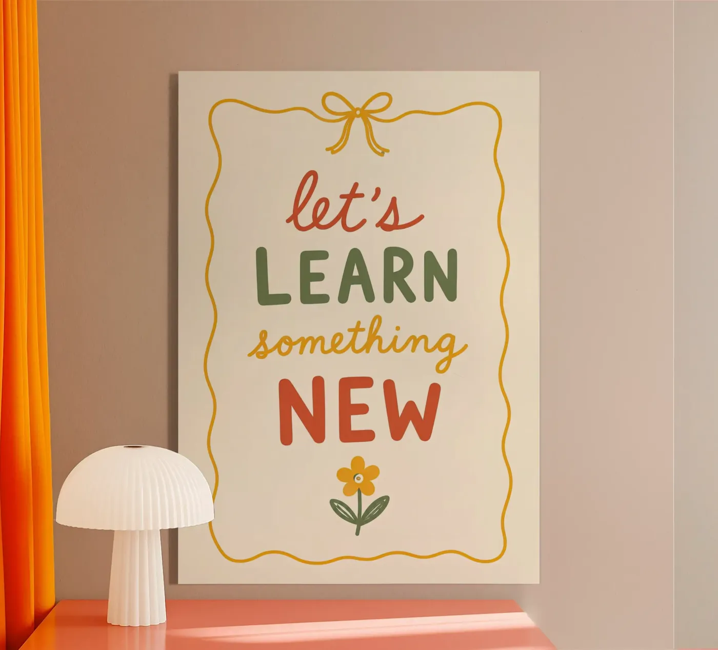 Let’s Learn Something New plexiglas de KUNST BY STEPHIE