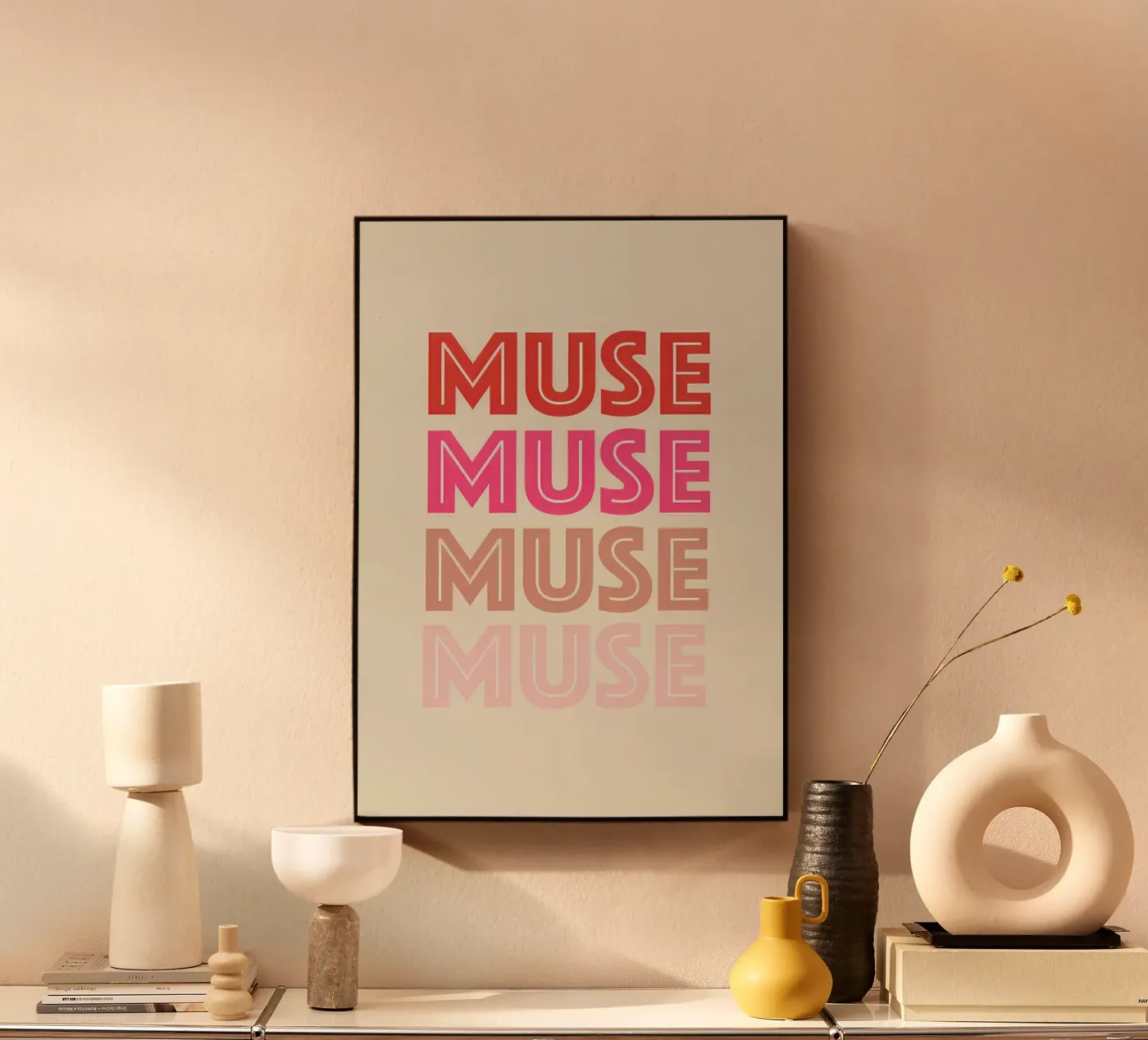 Muse rosso plexiglass da george andreas