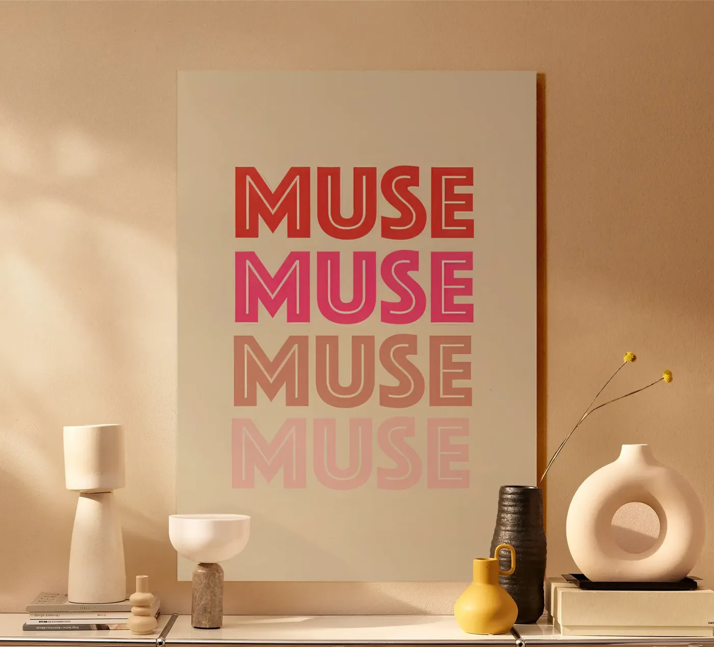 Muse rosso plexiglass da george andreas