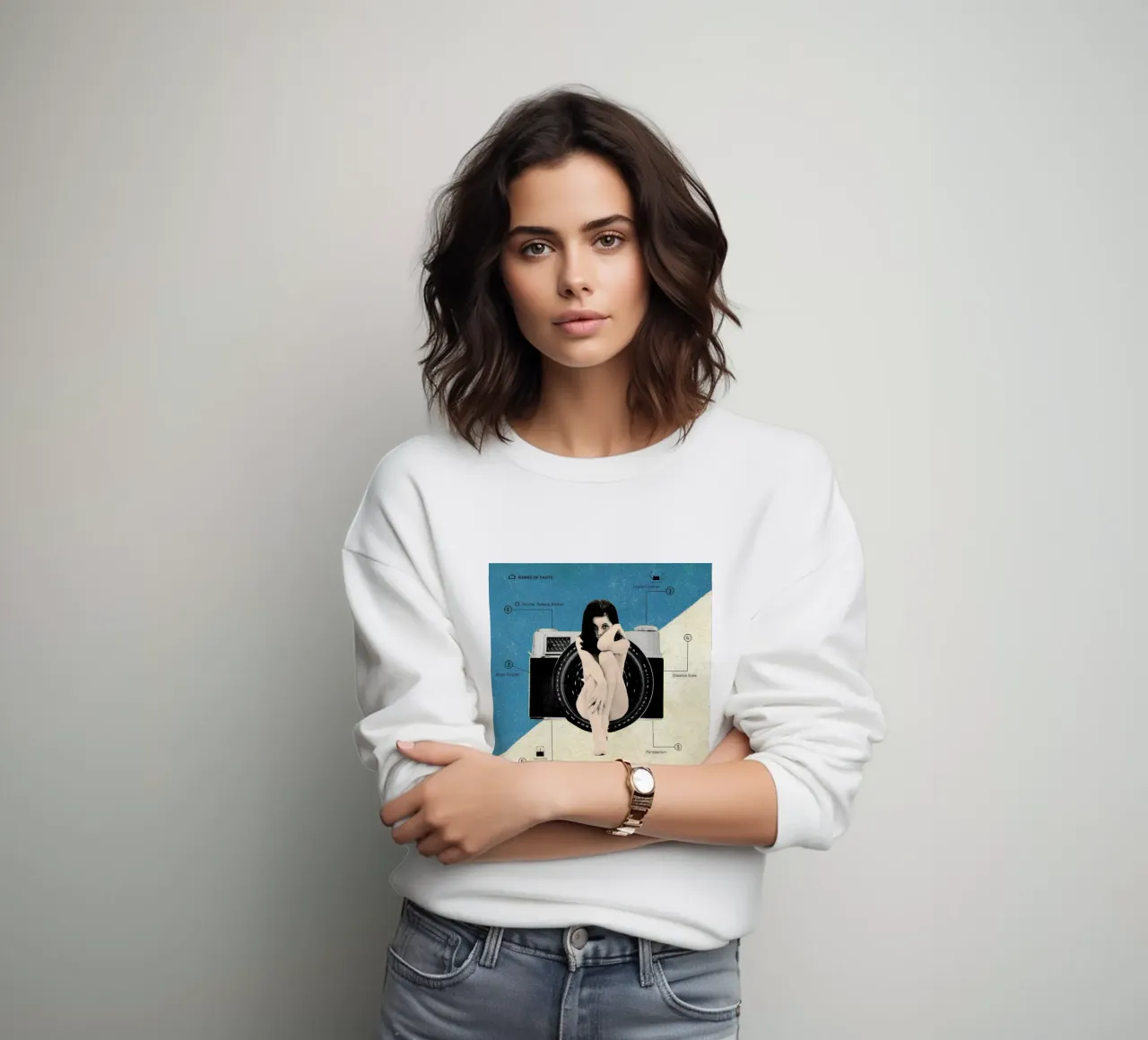 Users Manual sweatshirt van Sammy Slabbinck