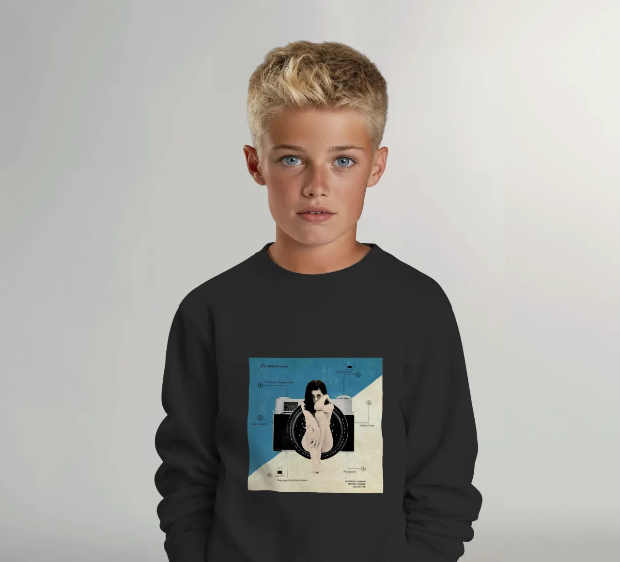 Users Manual felpa bambino da Sammy Slabbinck