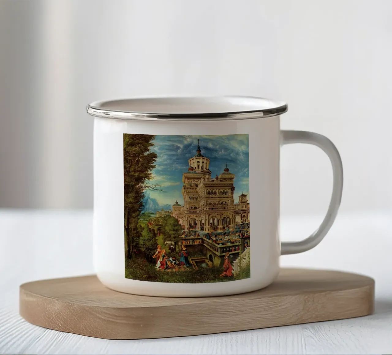 Albrecht Altdorfer - Susanna e gli anziani tazza in smalto da Timeless Artworks
