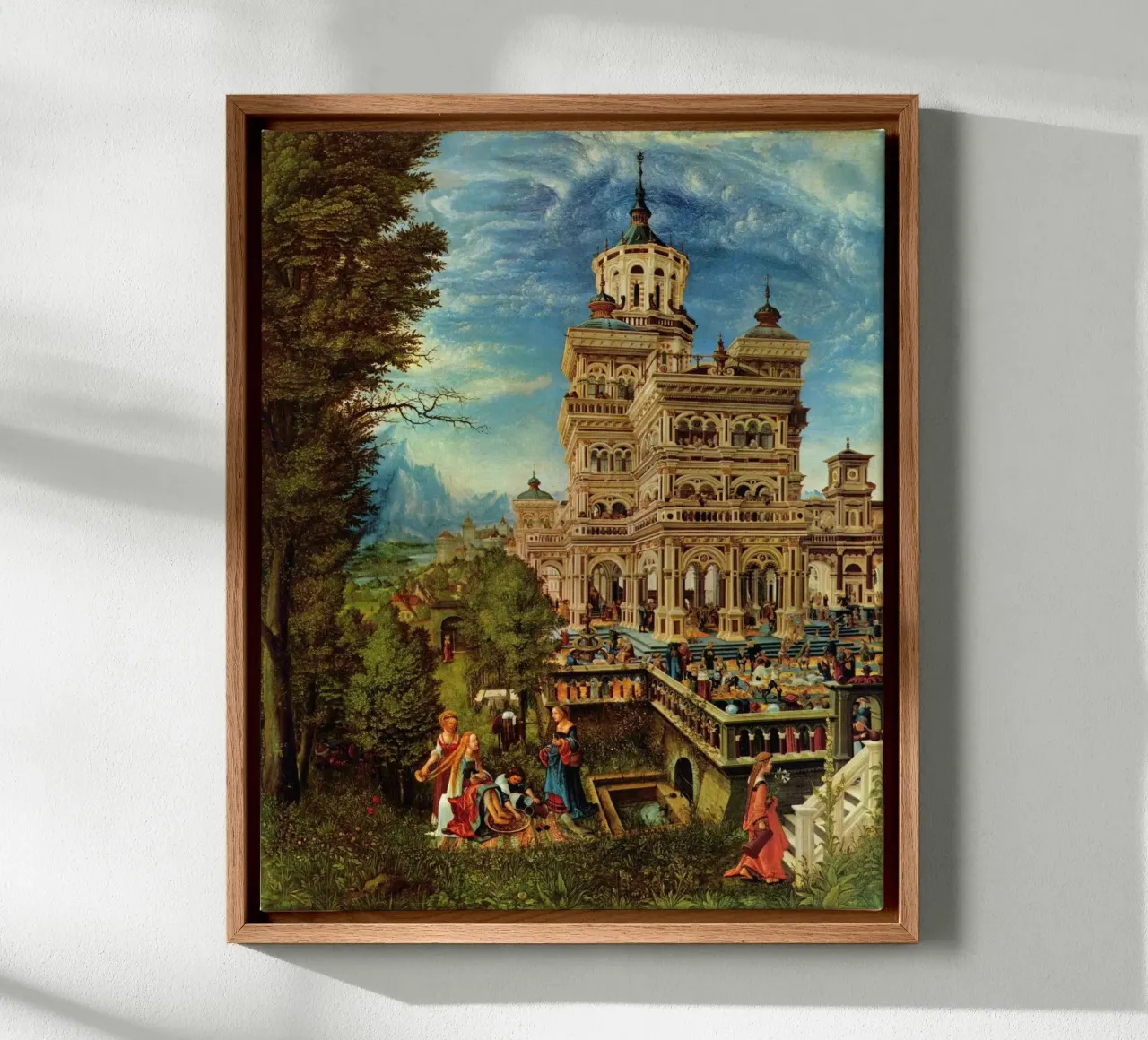 Albrecht Altdorfer - Suzanne et les anciens toile avec Caisse américaine de Timeless Artworks