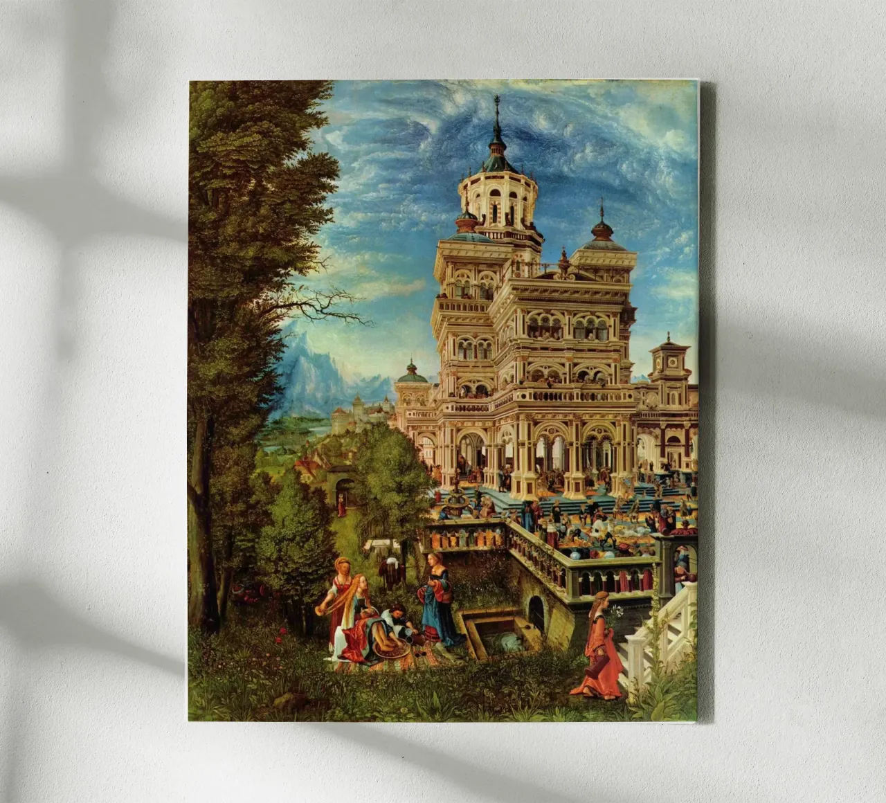 Albrecht Altdorfer - Suzanne et les anciens toile avec Caisse américaine de Timeless Artworks