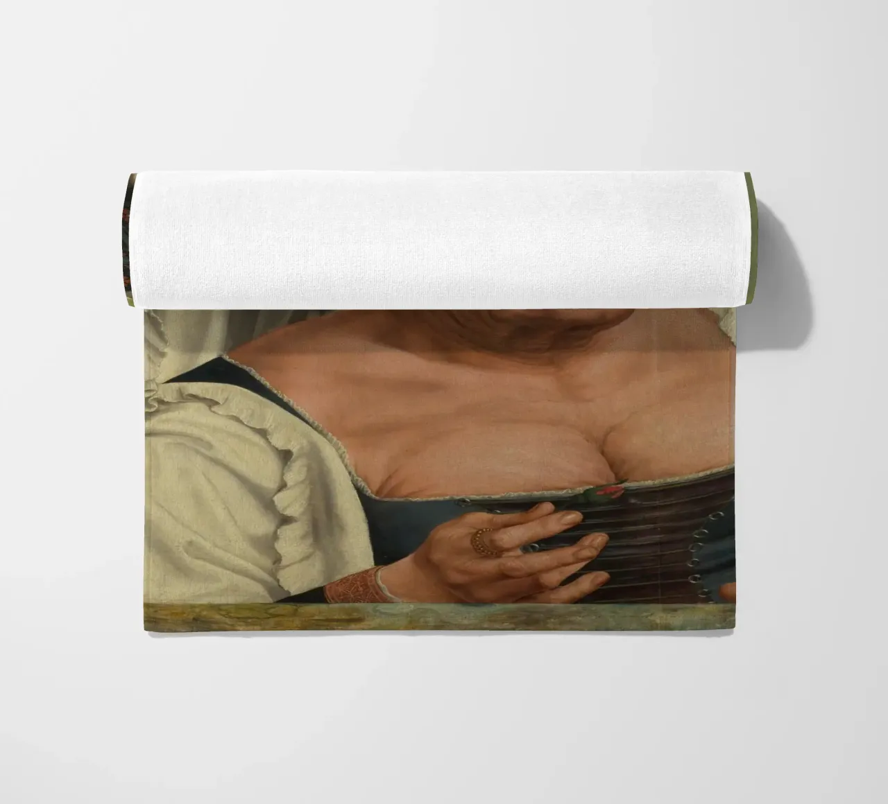 Quentin Matsys - Una vecchia donna grottesca telo mare da Timeless Artworks