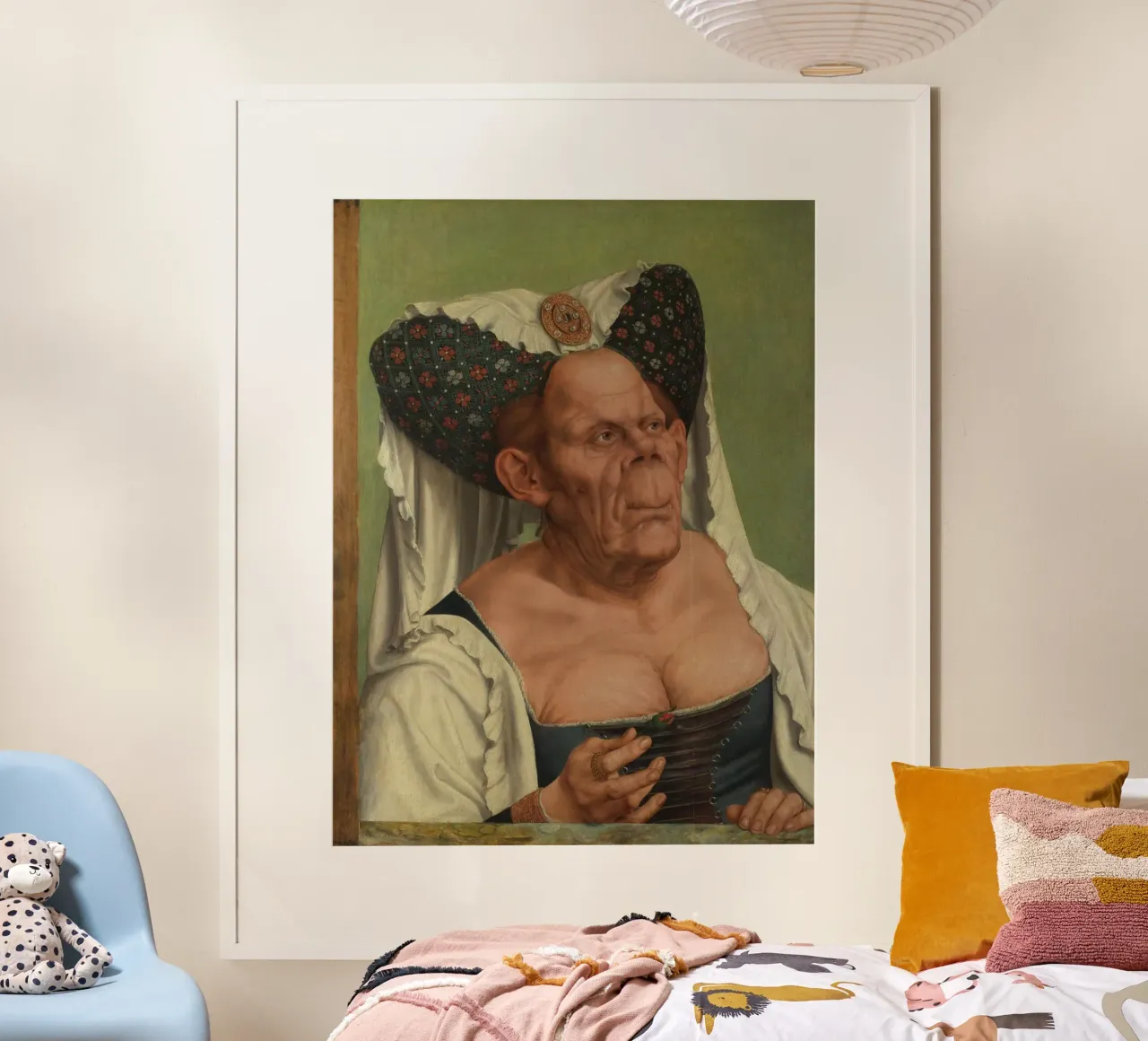 Quentin Matsys - Una vecchia donna grottesca carta hahnemühle da Timeless Artworks