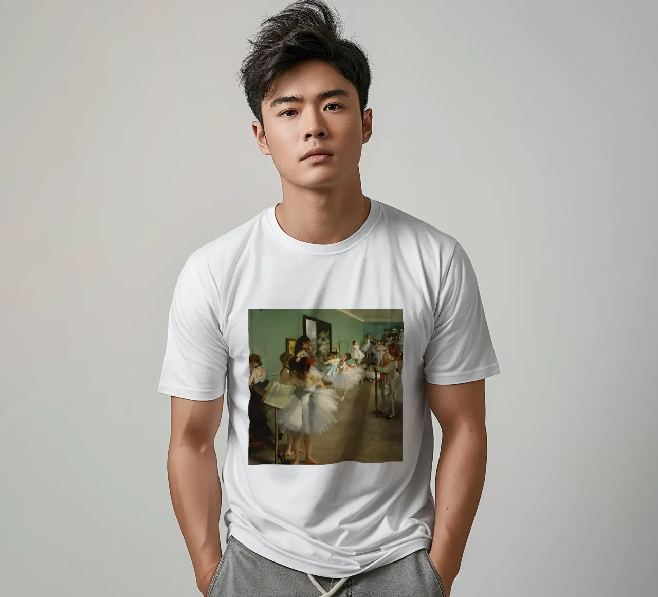 Edgar Degas - La classe di danza t-shirt da Timeless Artworks