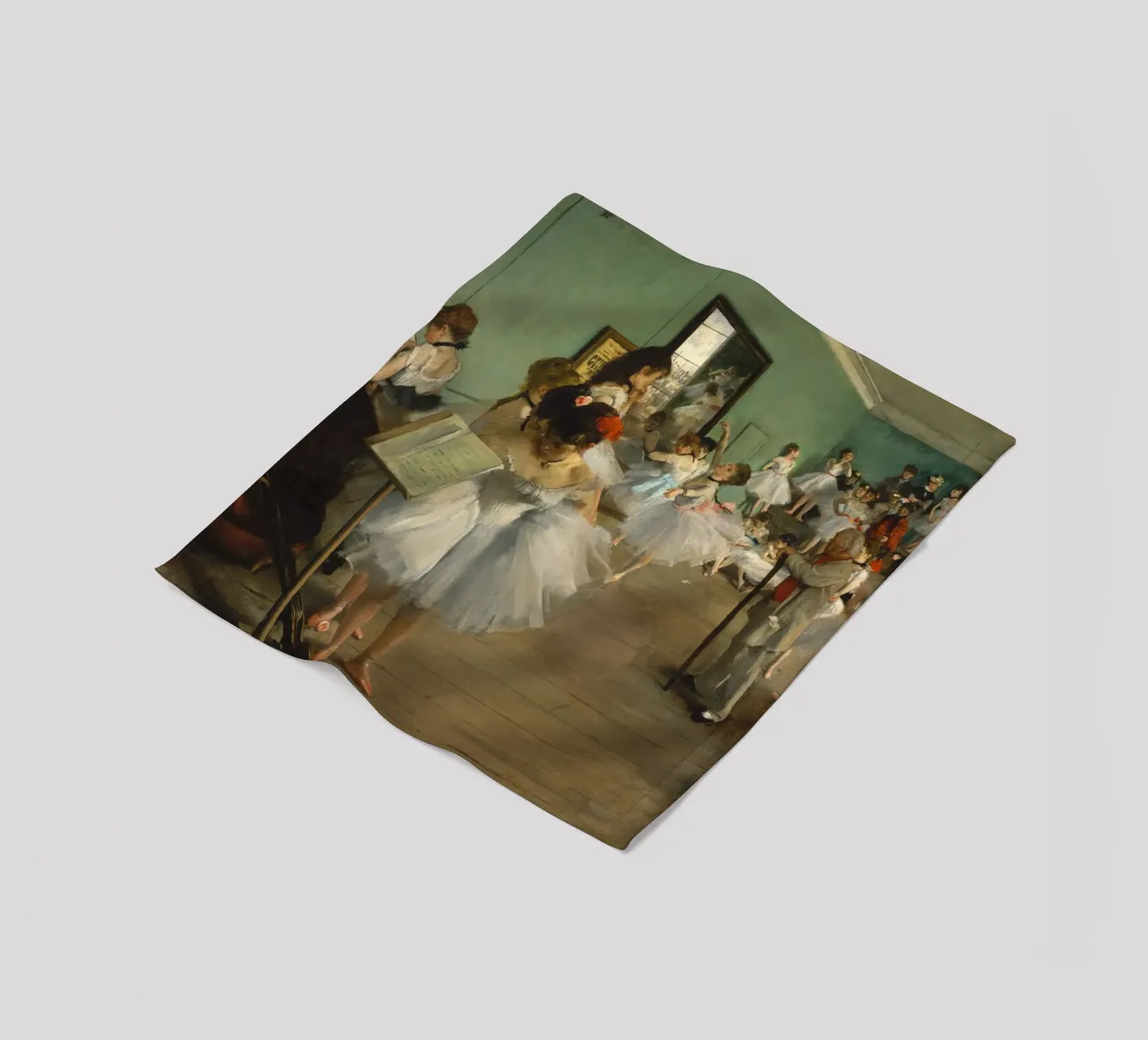 Edgar Degas - La classe di danza coperta in pile da Timeless Artworks