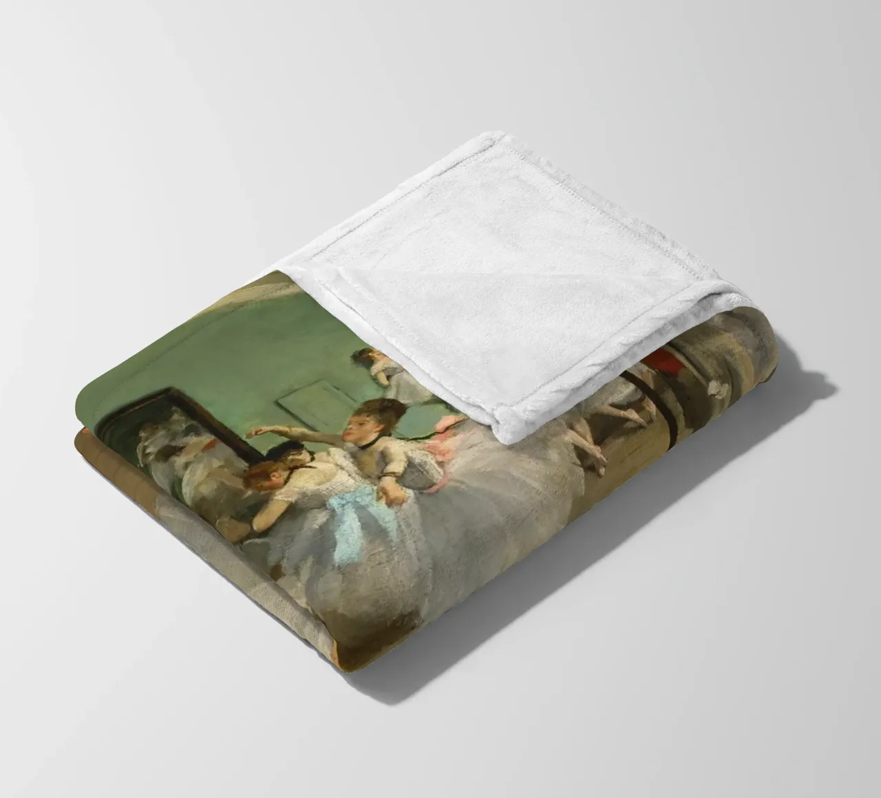Edgar Degas - La classe di danza coperta in pile da Timeless Artworks