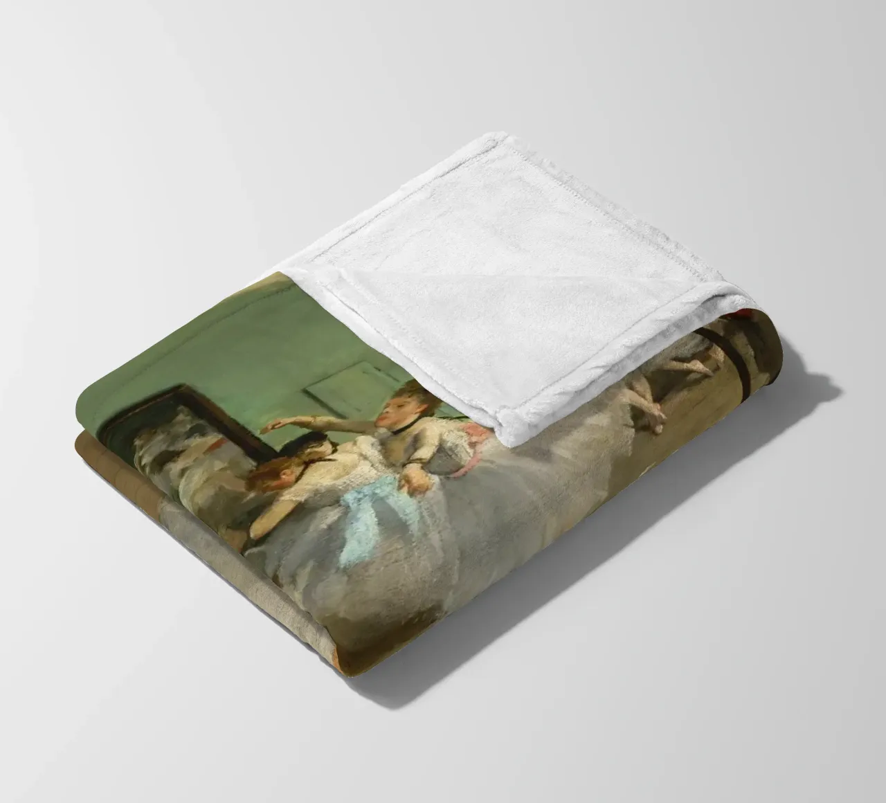 Edgar Degas - La classe di danza coperta in pile da Timeless Artworks