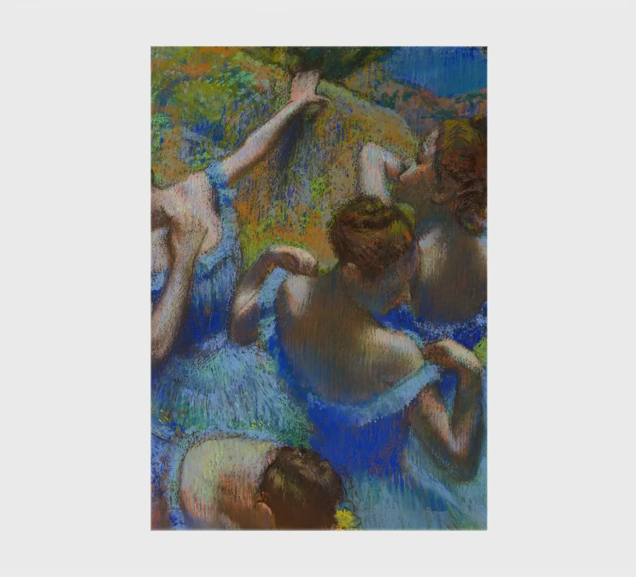 Edgar Degas - Blue Dancers notebook by Timeless Artworks