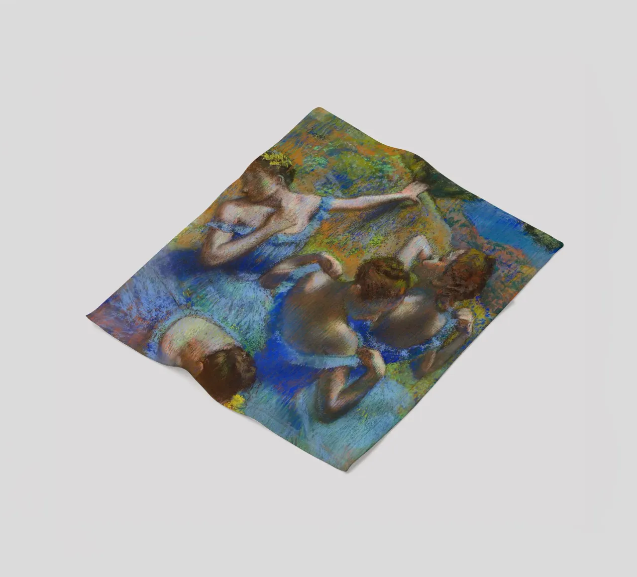 Edgar Degas - Ballerine blu coperta in pile da Timeless Artworks
