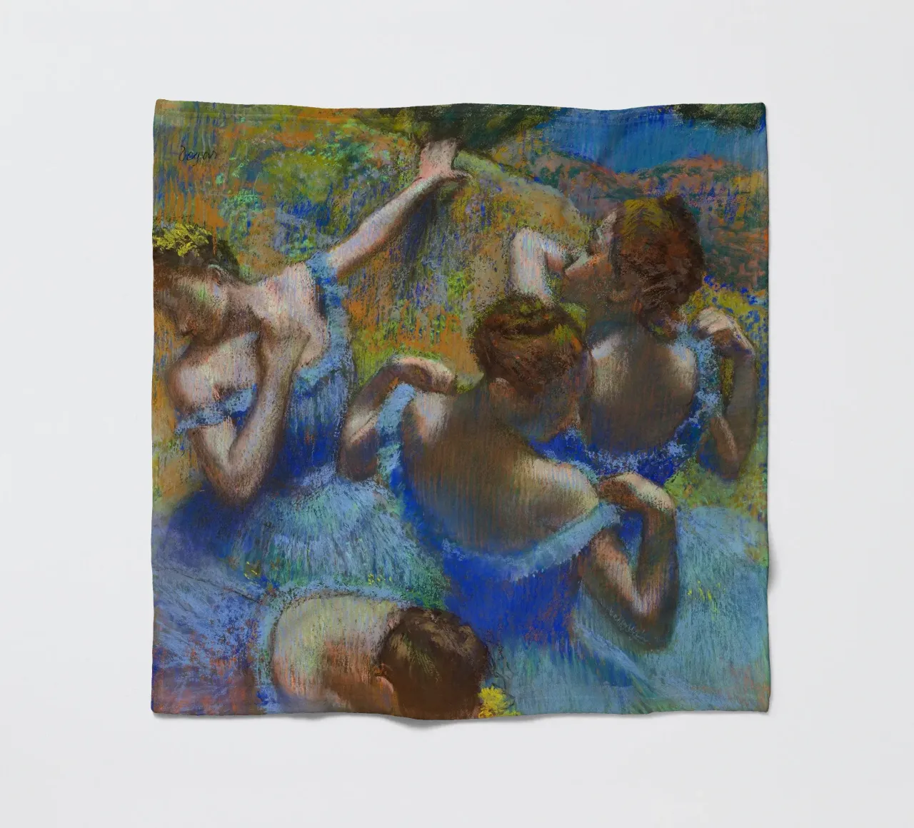 Edgar Degas - Ballerine blu coperta in pile da Timeless Artworks