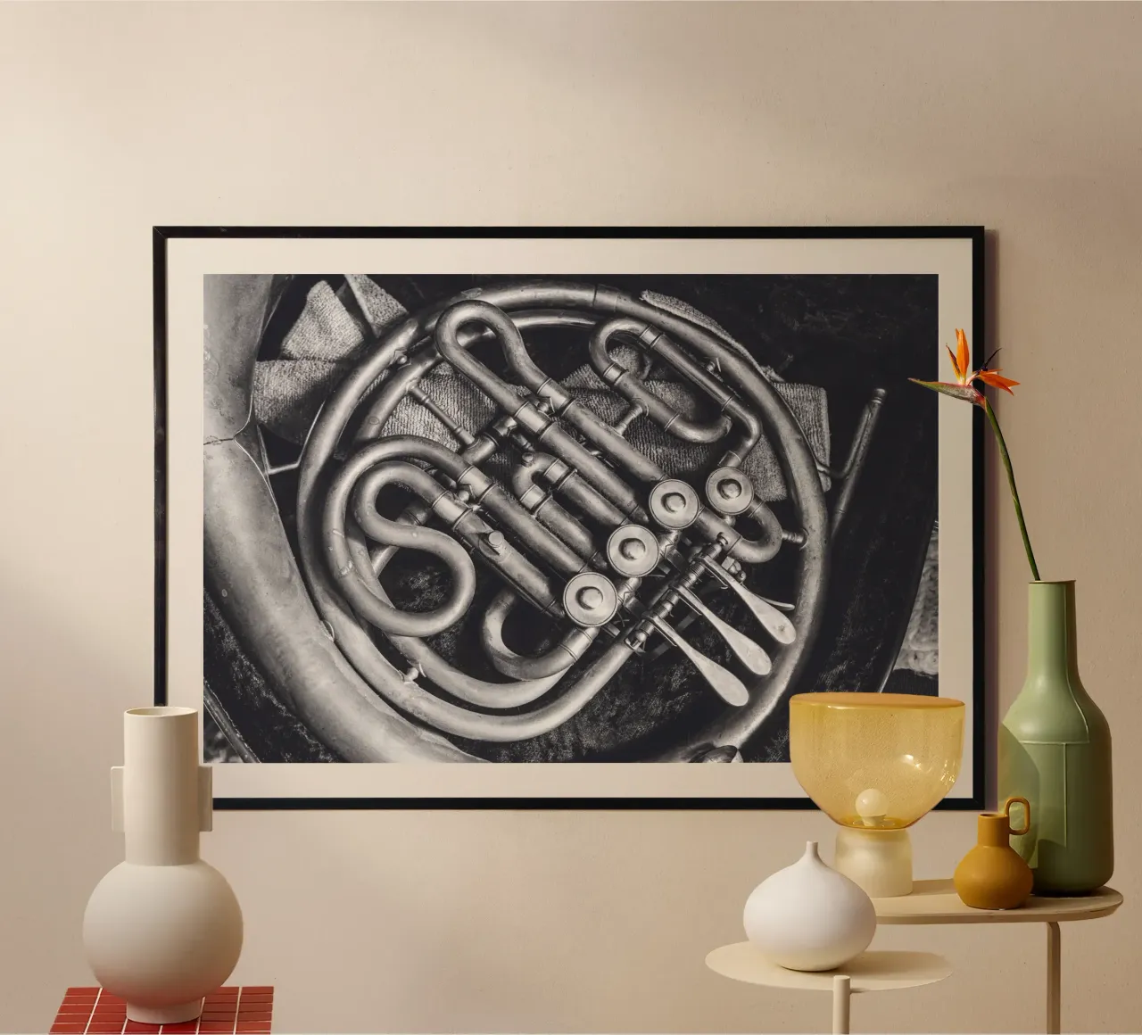 French Horn poster da Dave Hare Photography