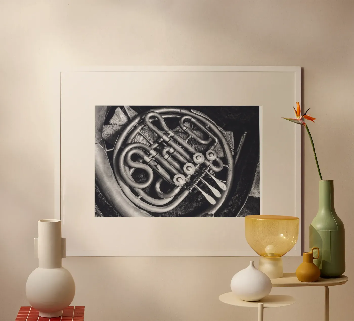French Horn Poster von Dave Hare Photography