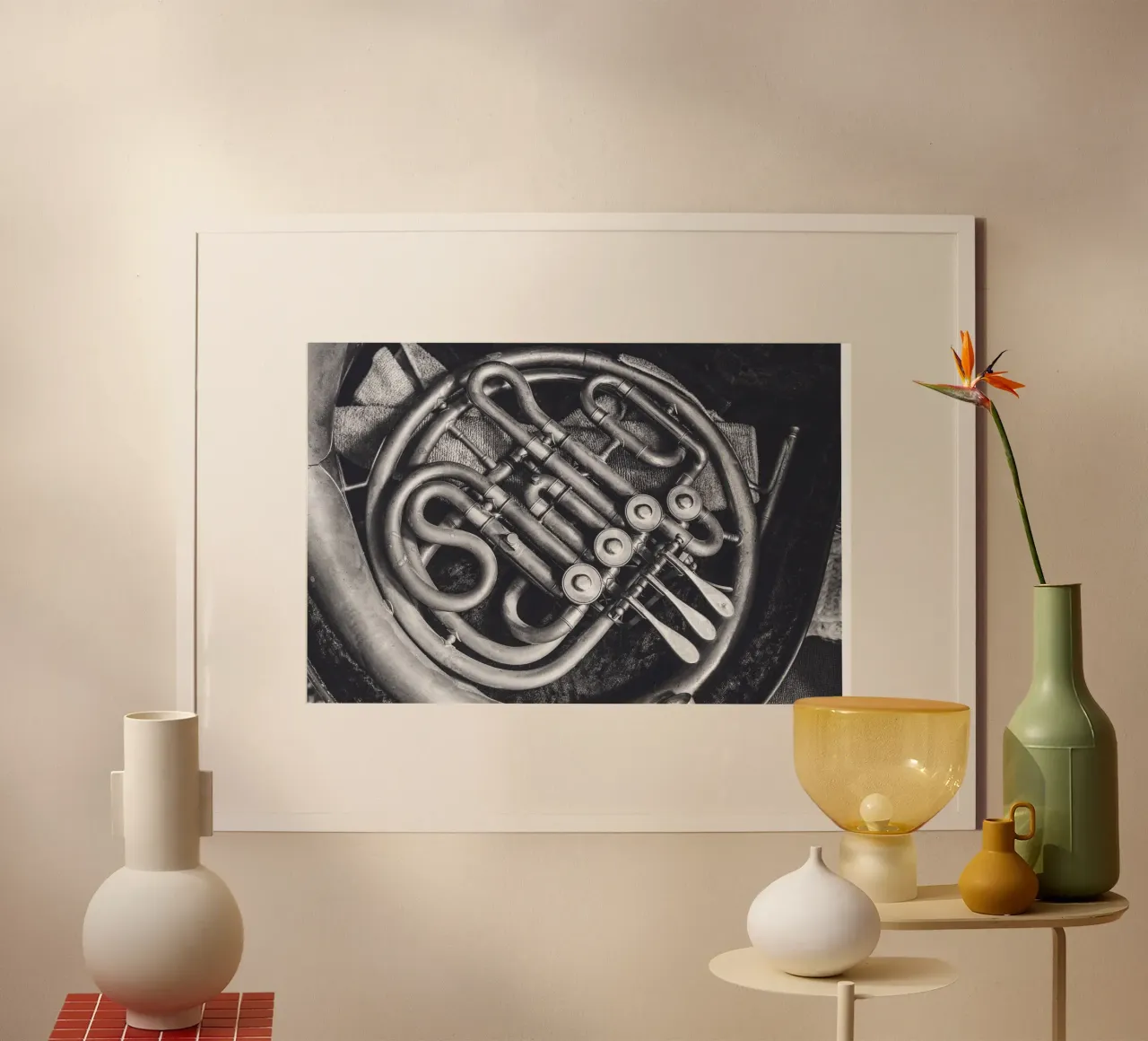 French Horn poster da Dave Hare Photography