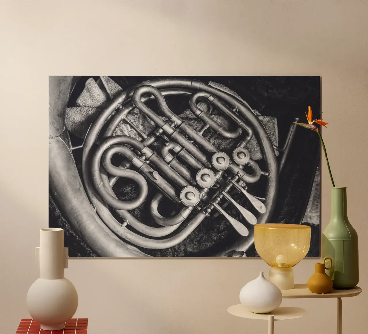 French Horn poster da Dave Hare Photography