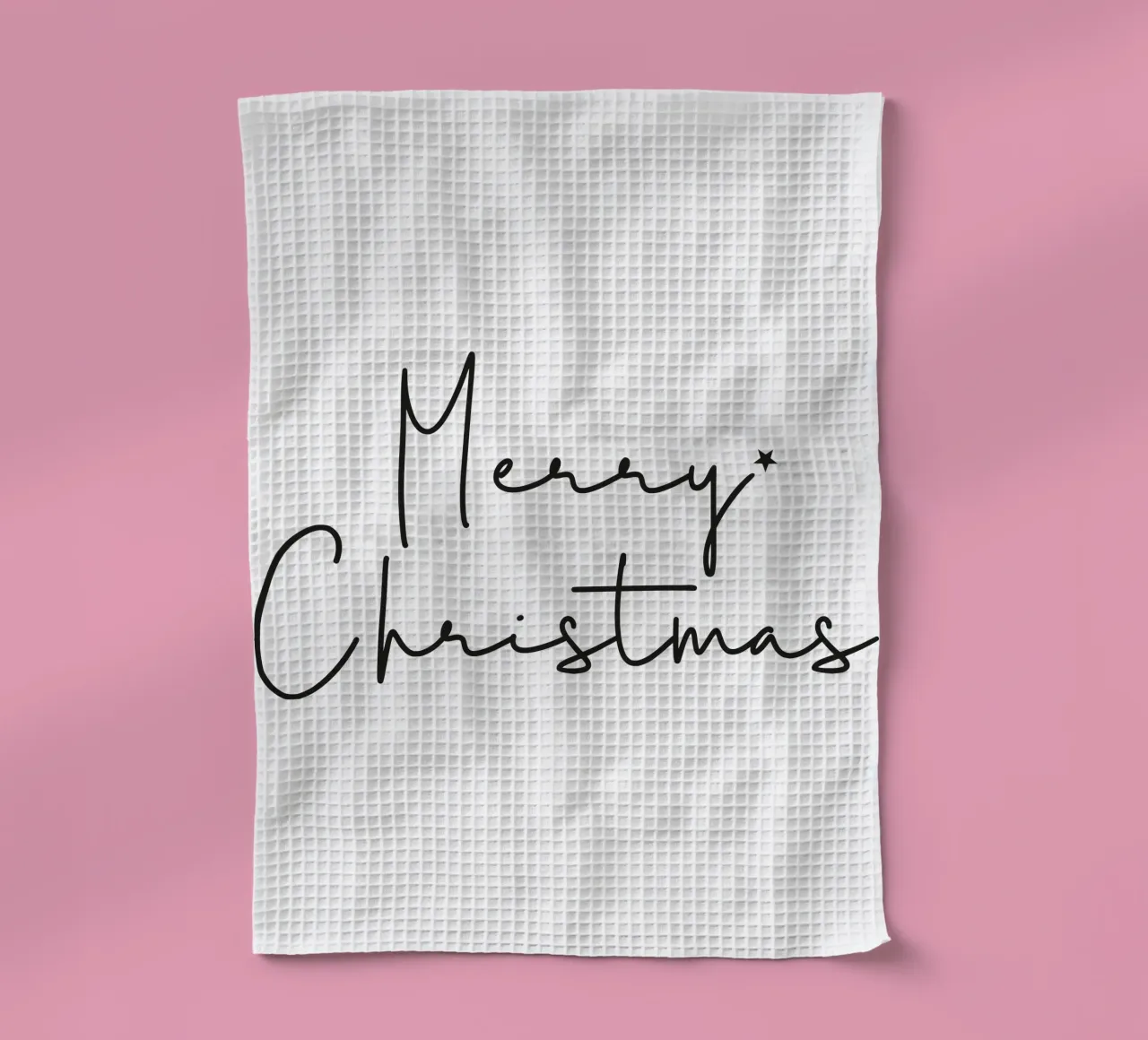 Merry Christmas tea towel by LOVS DESIGN