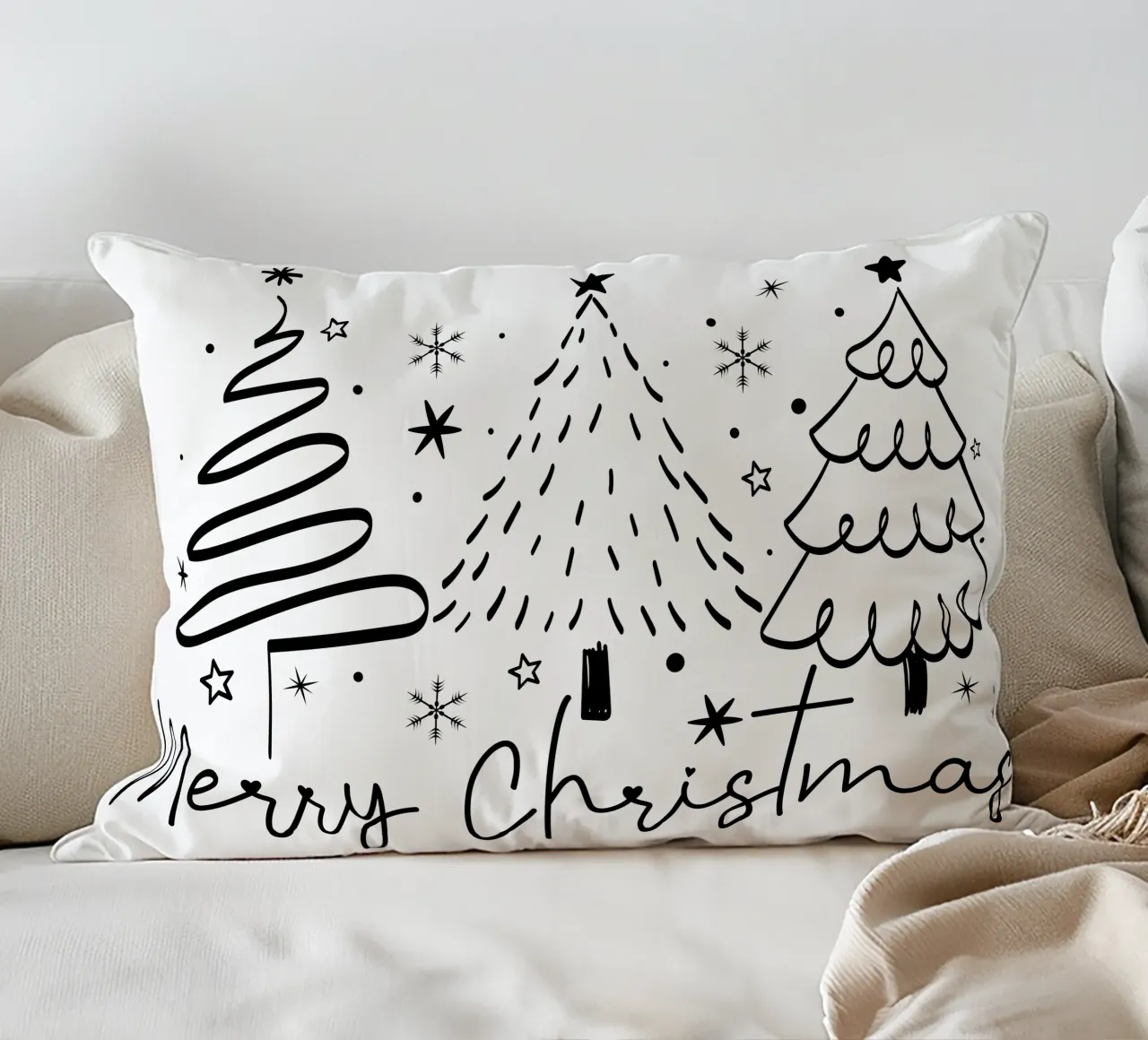 Merry Christmas cuscino da LOVS DESIGN