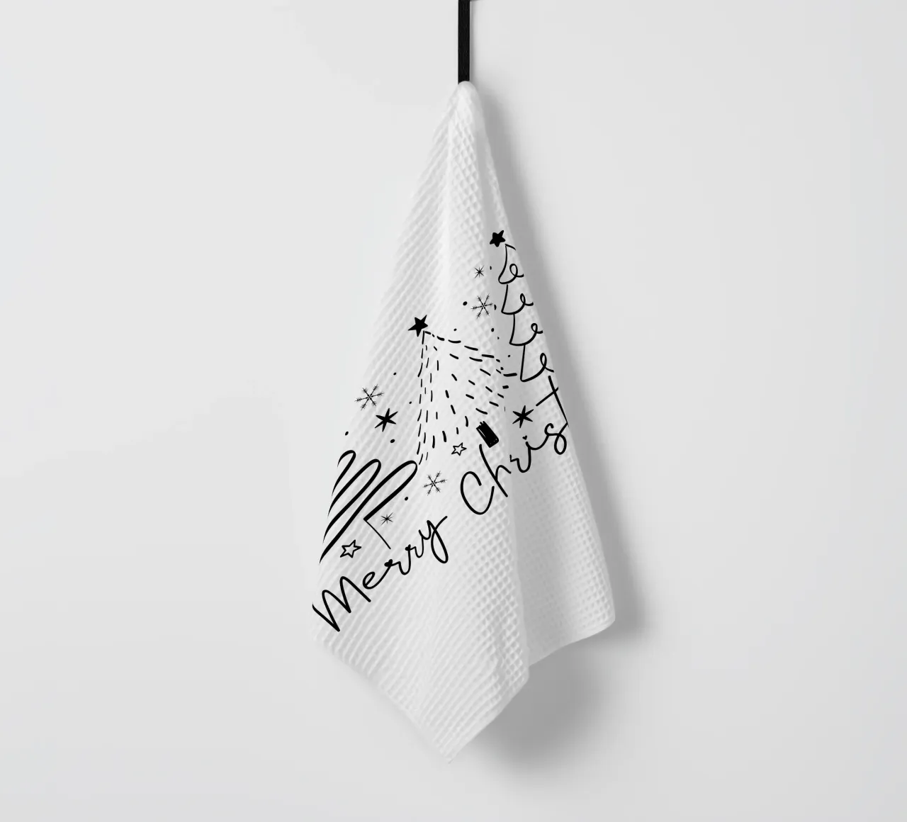 Merry Christmas tea towel by LOVS DESIGN