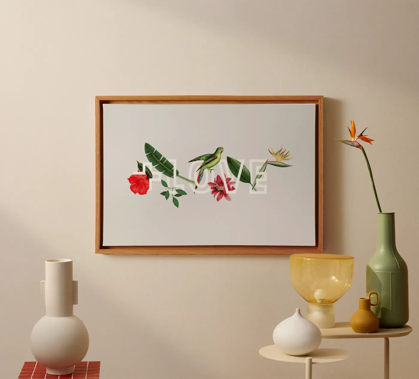 Plus Love canvas by Chris Wharton