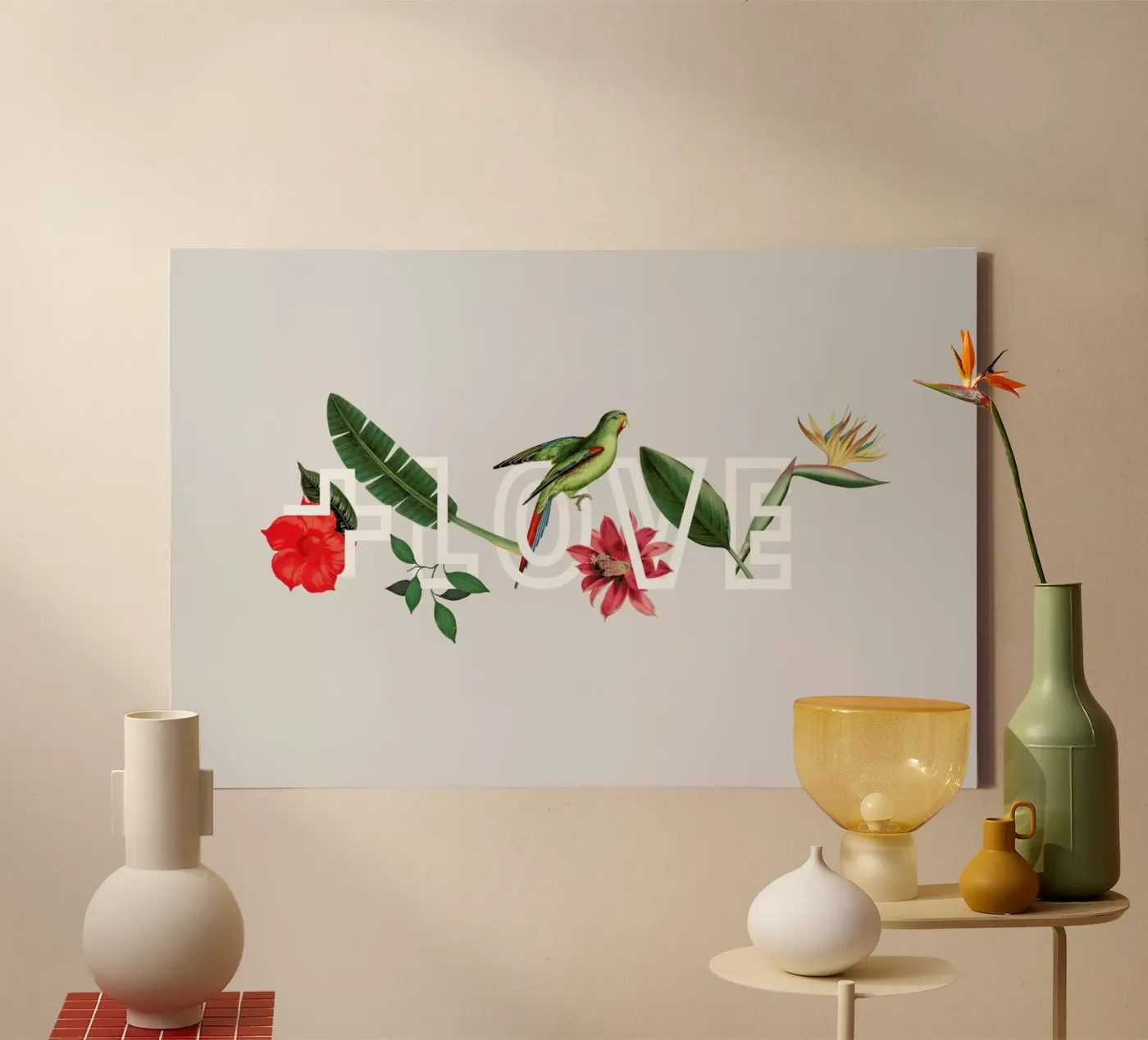 Plus Love canvas by Chris Wharton