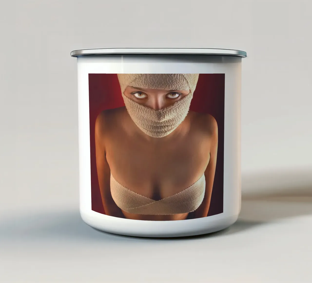 Gli occhi ce l'hanno tazza in smalto da Dave Hare Photography