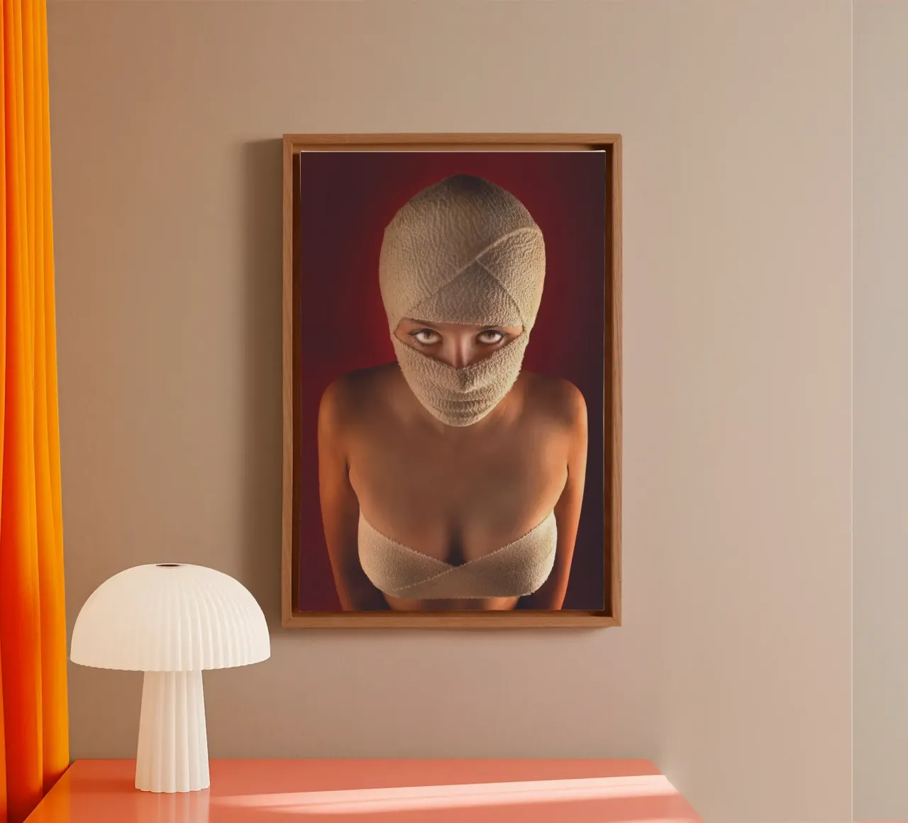 Gli occhi ce l'hanno tela con Cornice a cassetta da Dave Hare Photography