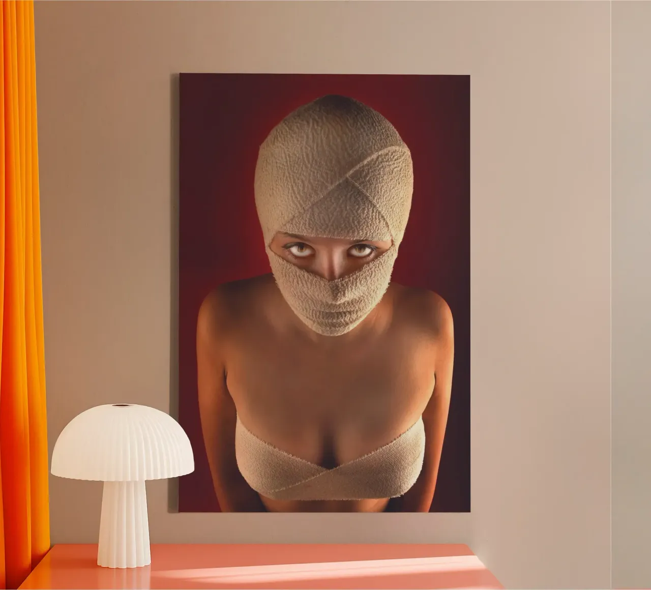 Gli occhi ce l'hanno tela con Cornice a cassetta da Dave Hare Photography