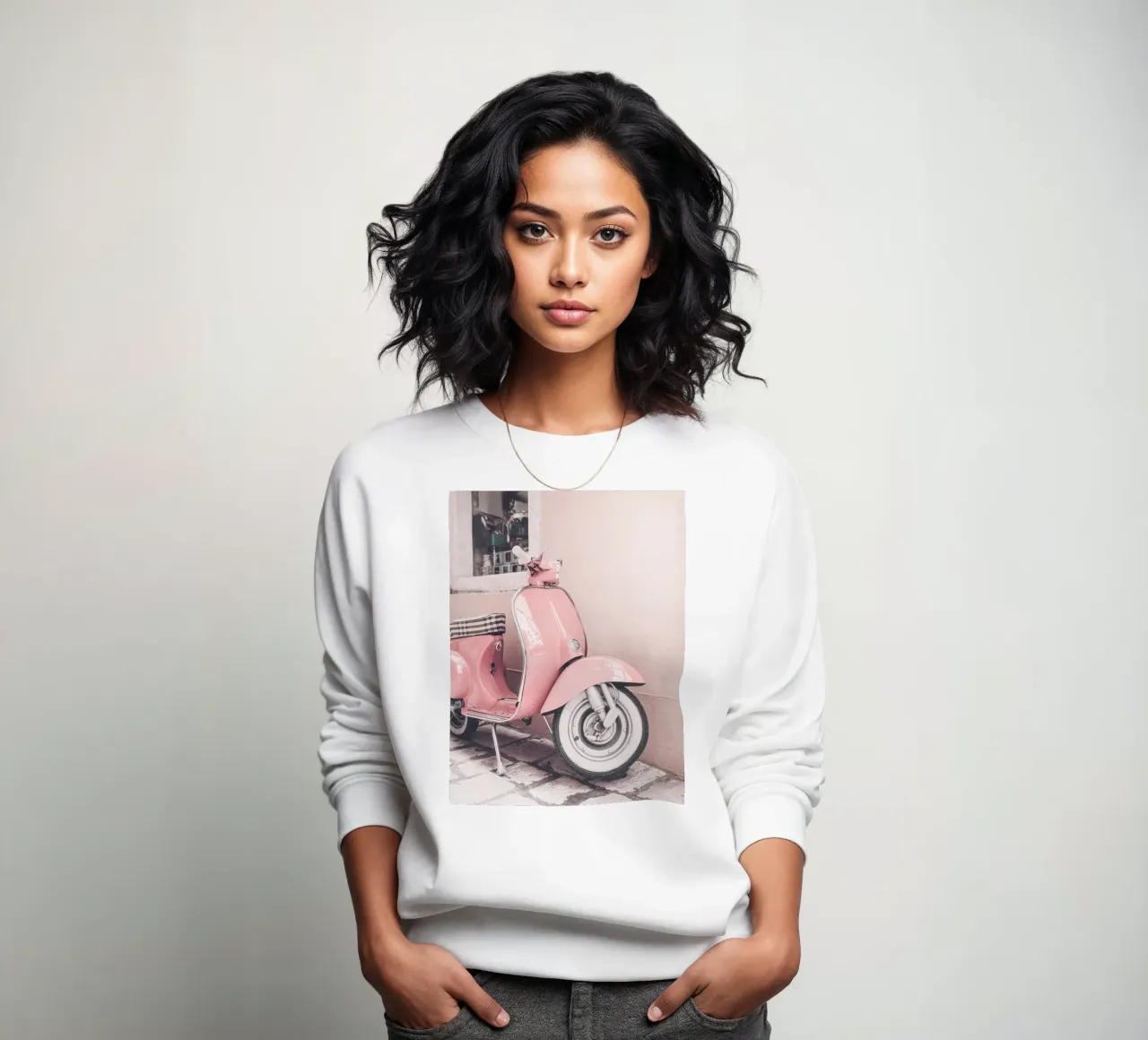 Vespa d'epoca - Scooter dal design retrò felpa da Whole©