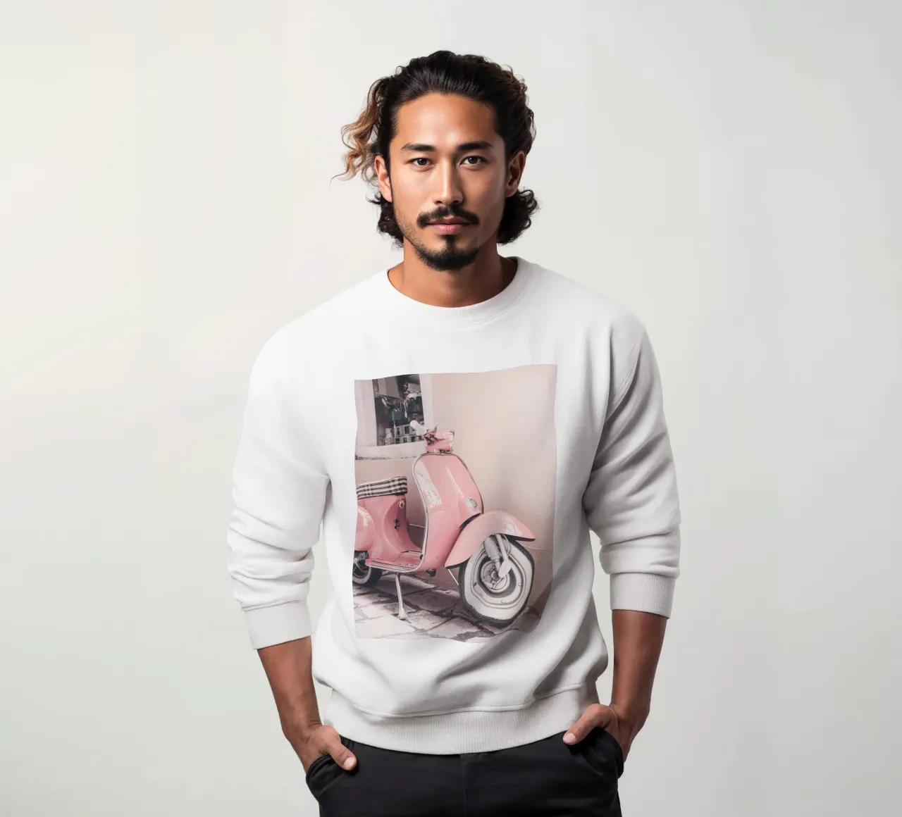 Vespa d'epoca - Scooter dal design retrò felpa da Whole©