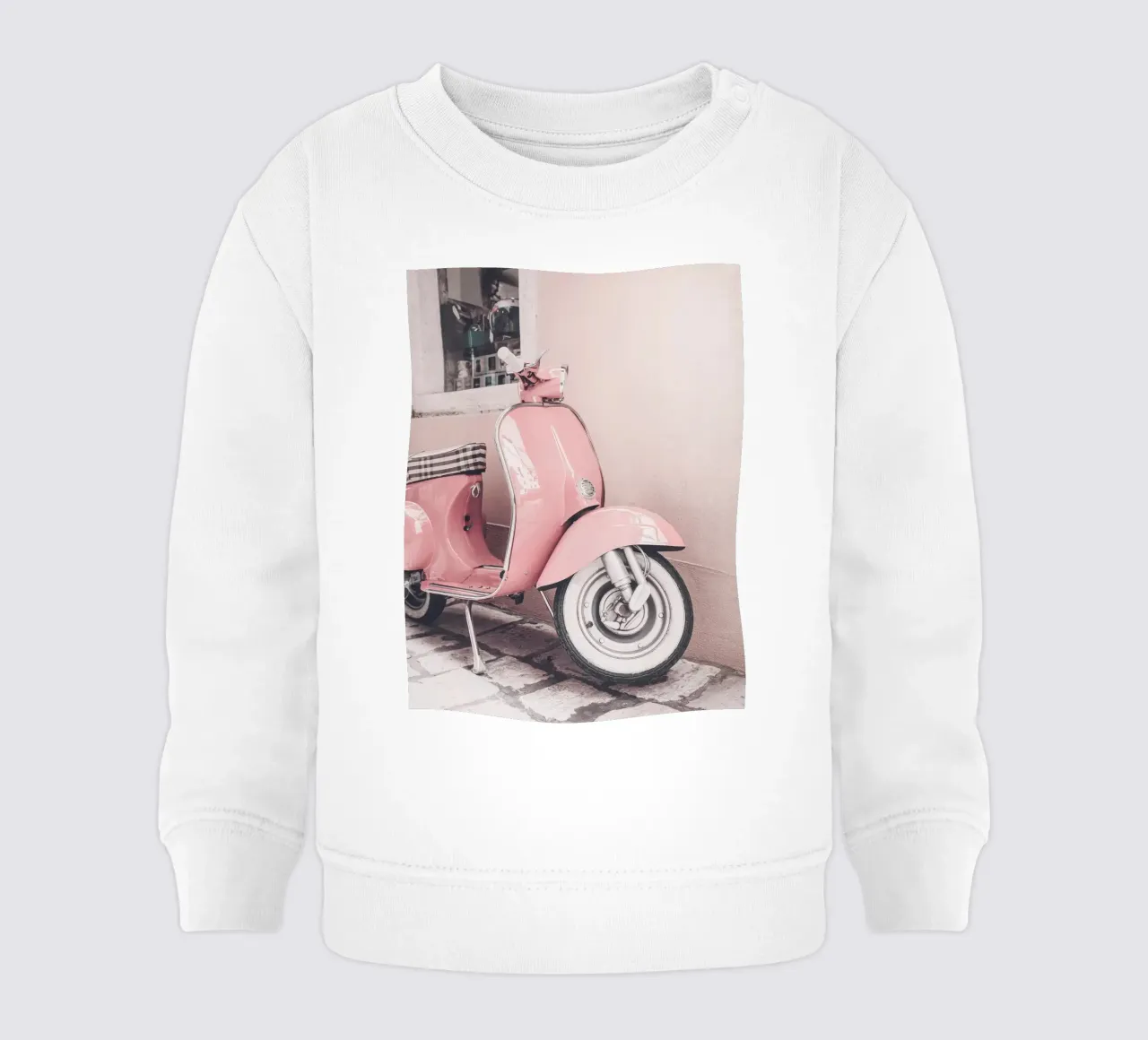 Vespa d'epoca - Scooter dal design retrò felpa neonato da Whole©