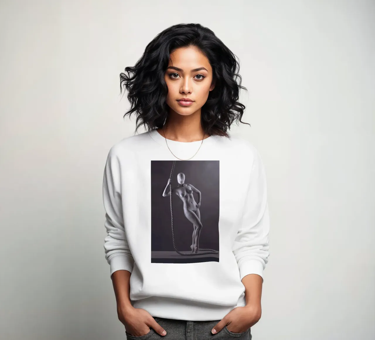 Georgie con la corda felpa da Dave Hare Photography