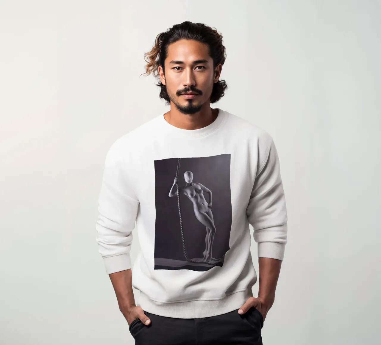 Georgie con la corda felpa da Dave Hare Photography