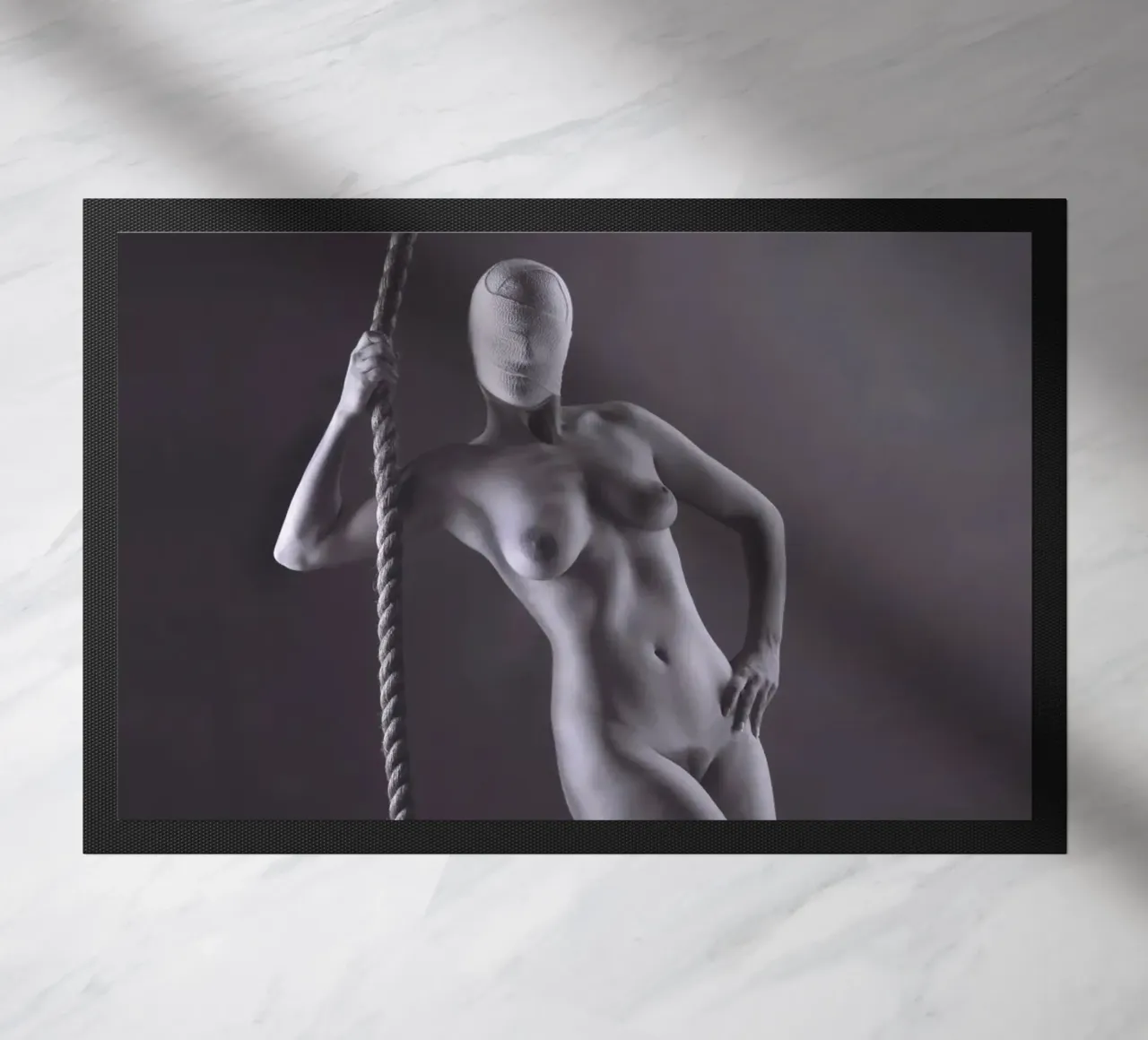 Georgie con la corda zerbino da Dave Hare Photography