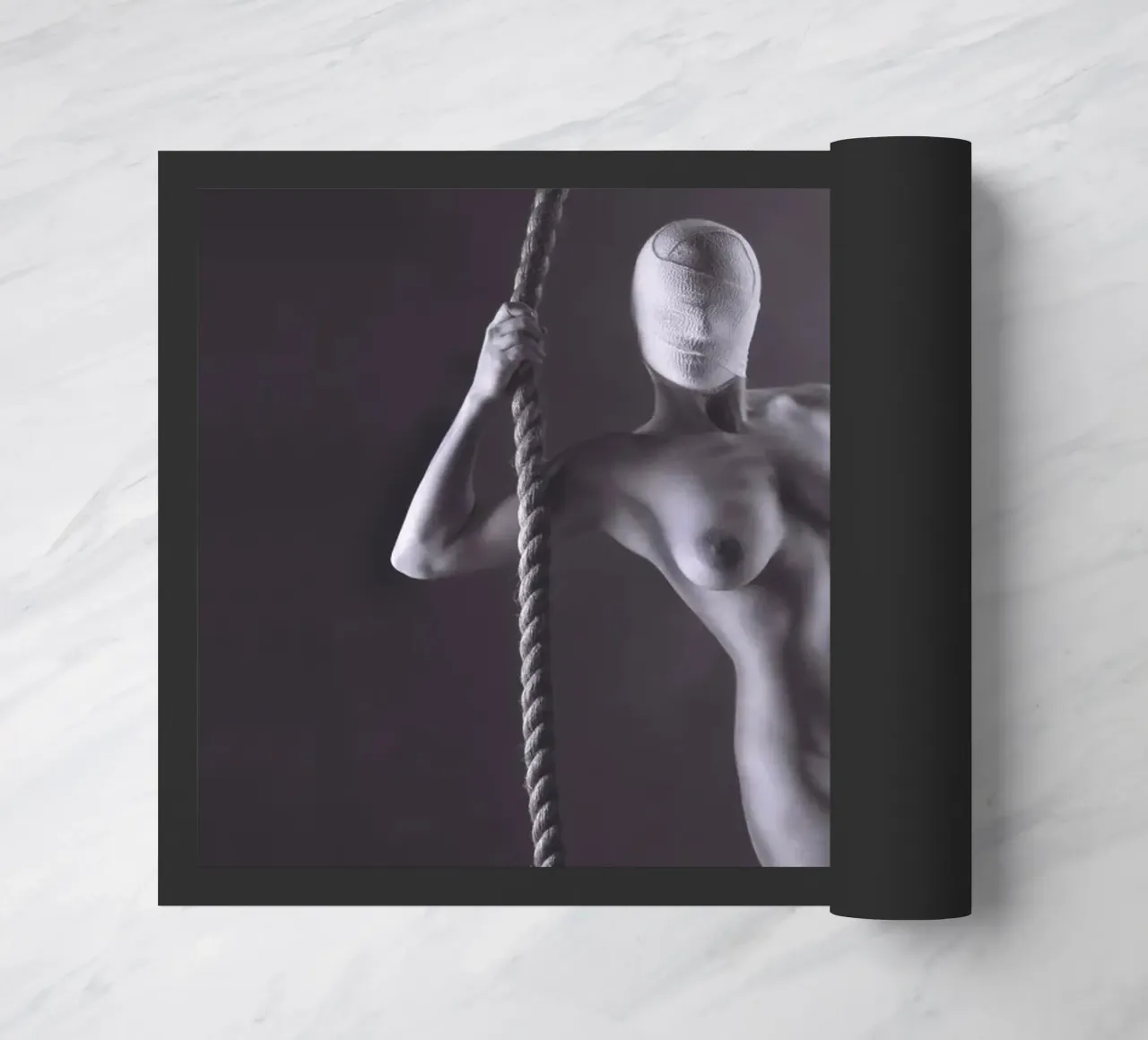 Georgie con la corda zerbino da Dave Hare Photography