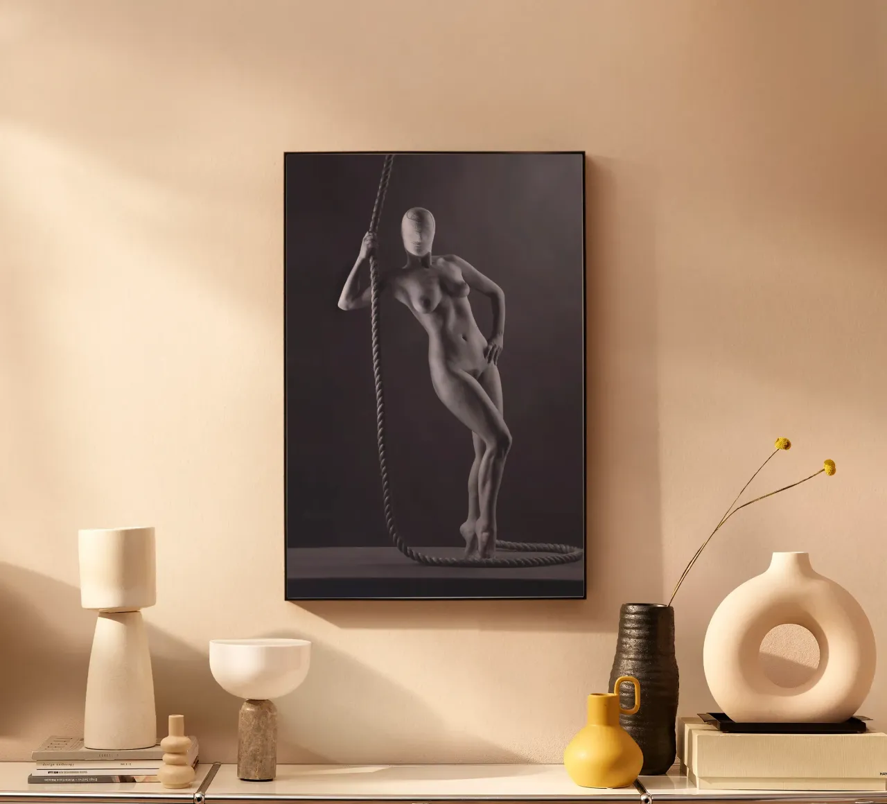 Georgie con la corda plexiglass da Dave Hare Photography