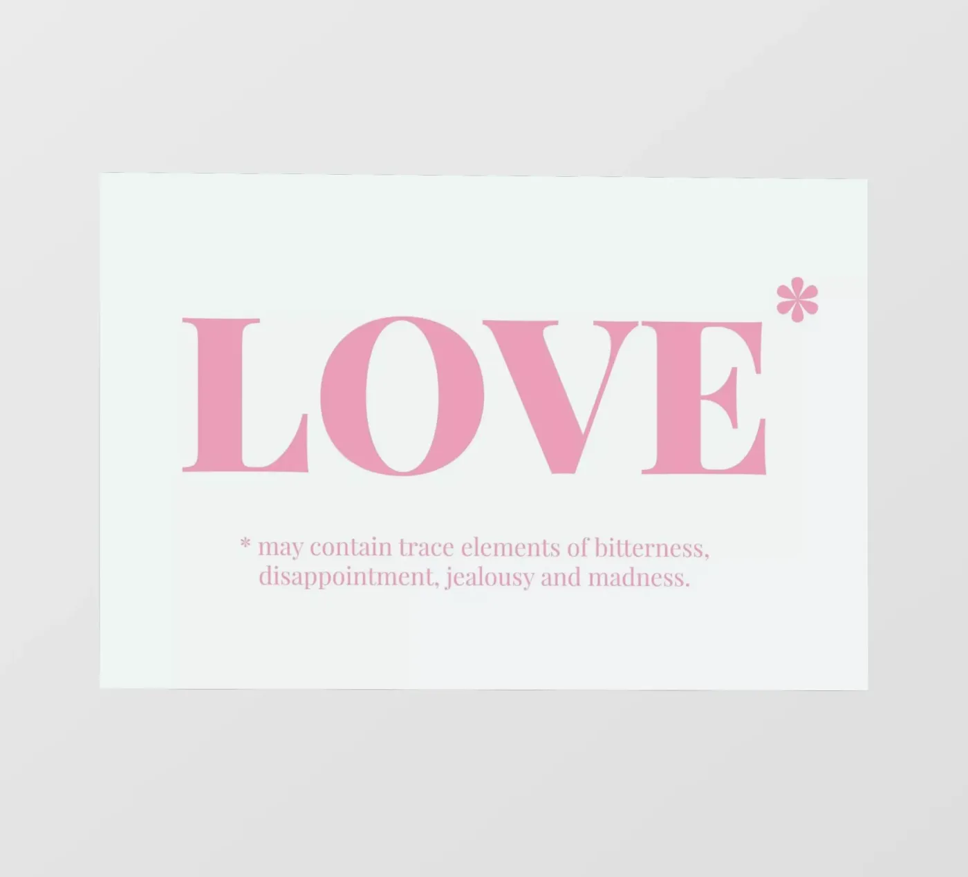 Love pellicola backlit da Chris Wharton