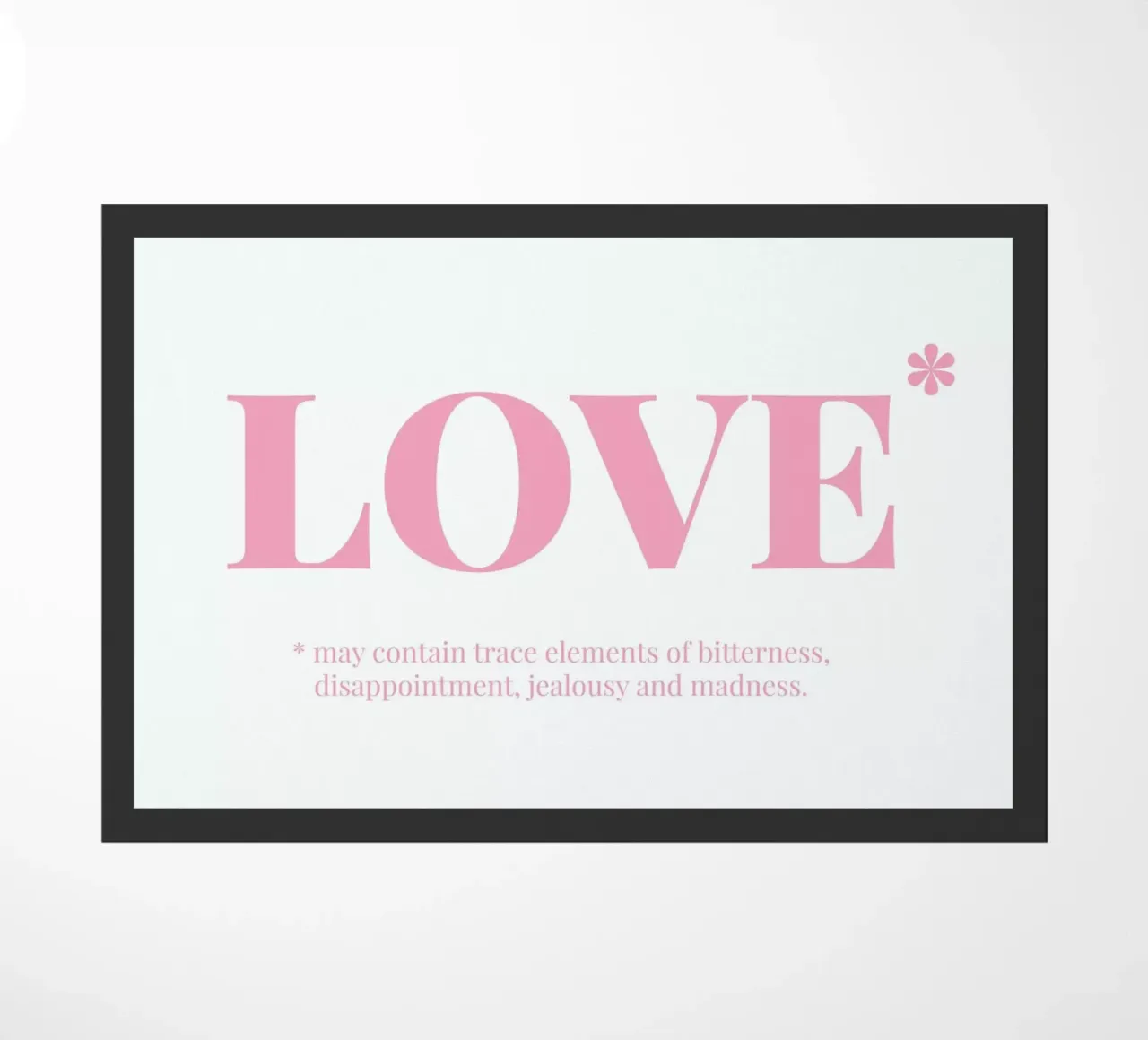 Love deurmat van Chris Wharton